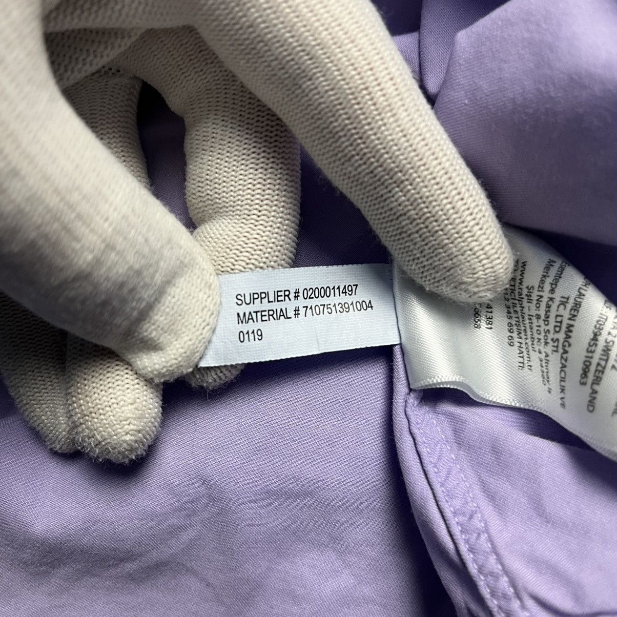 Ralph Lauren × Vintage Ralph Lauren Purple Shirt Button Down Long Sleeve Luxury Size US M / EU 48-50 / 2 - 14 Thumbnail