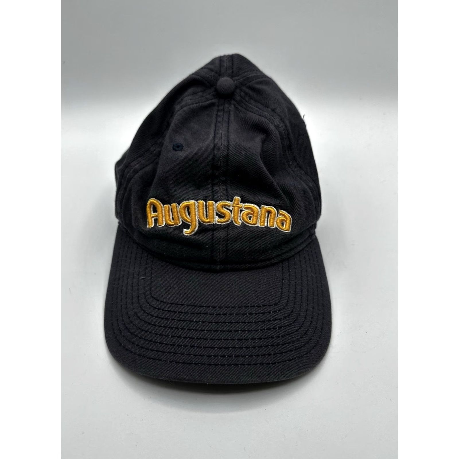 Vintage VINTAGE The Game Hat Black Embroidered Dad Cap One Size Augustana College Size ONE SIZE - 2 Thumbnail