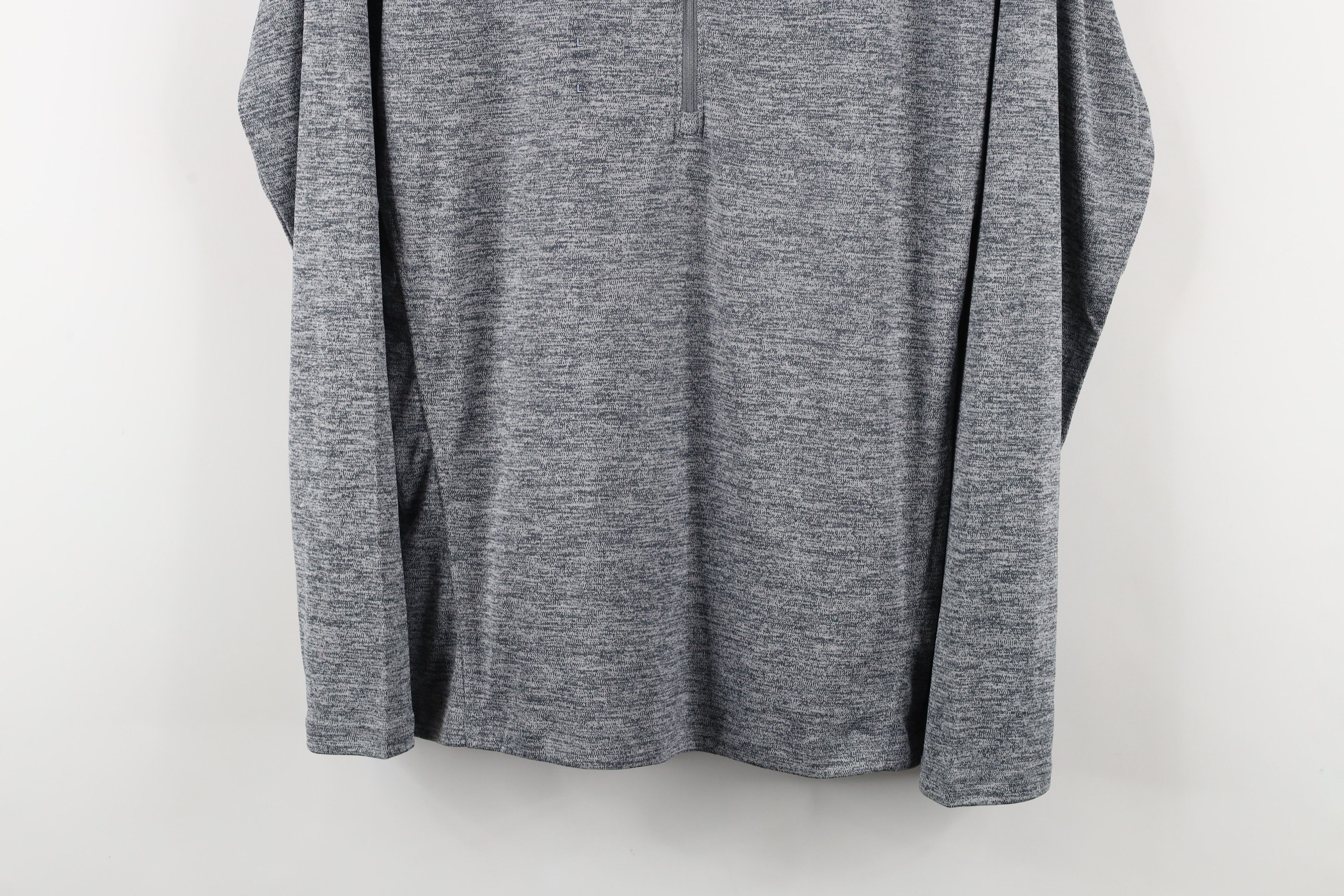 Under Armour × Vintage New Under Armour HeatGear Half Zip Pullover Jacket Top Gray Size L / US 10 / IT 46 - 3 Thumbnail