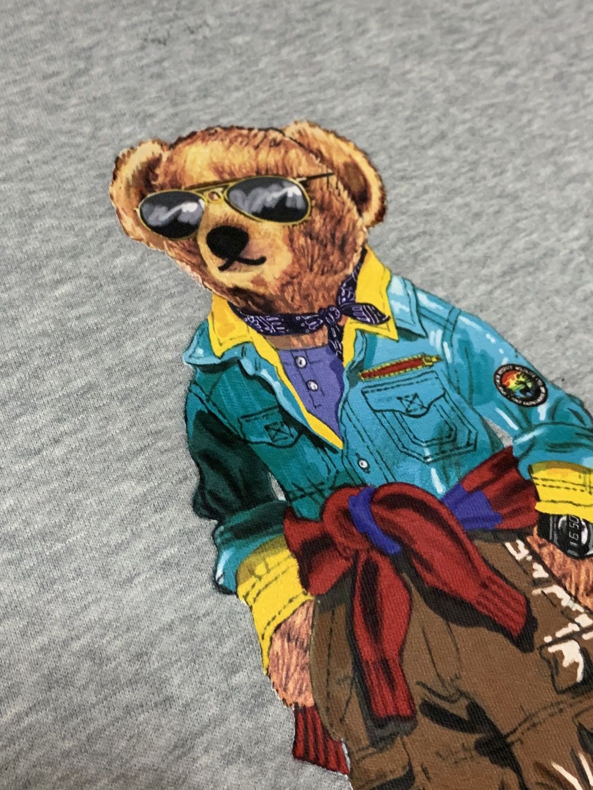Polo Ralph Lauren × Vintage Polo Ralph Lauren Polo Bear Sweater Size US L / EU 52-54 / 3 - 4 Thumbnail