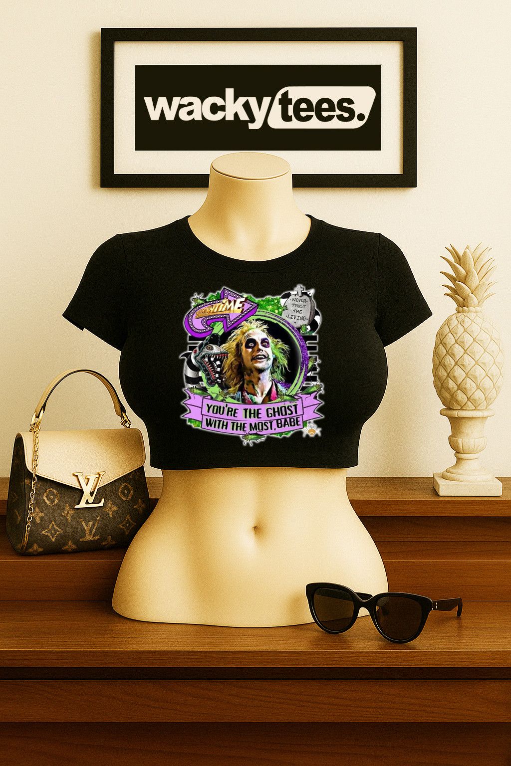 Other BeetleJuice The Ghost with the Most Graphic Tee Shirt Size US L / EU 52-54 / 3 - 4 Thumbnail