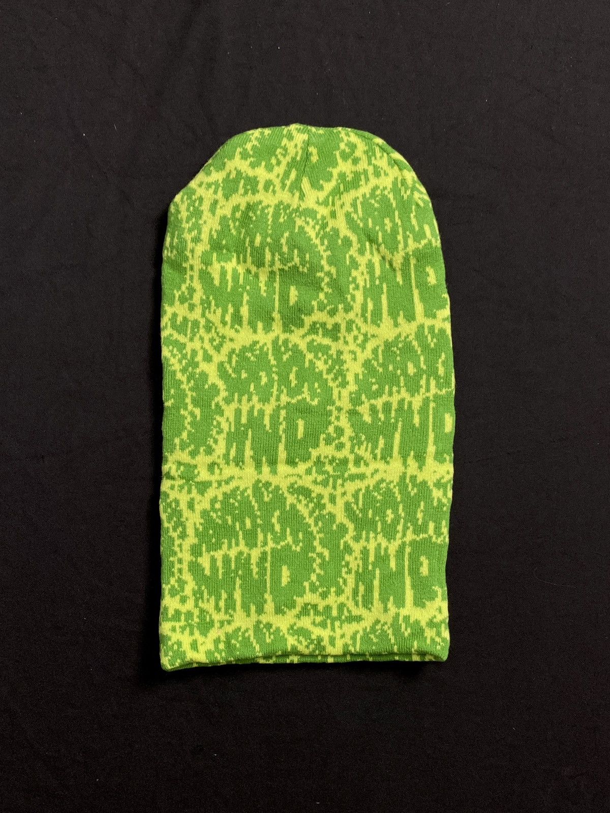 Japanese Brand Rare BROKN MYND Green Balaclava Ski Mask Facemask OS Size ONE SIZE - 4 Thumbnail
