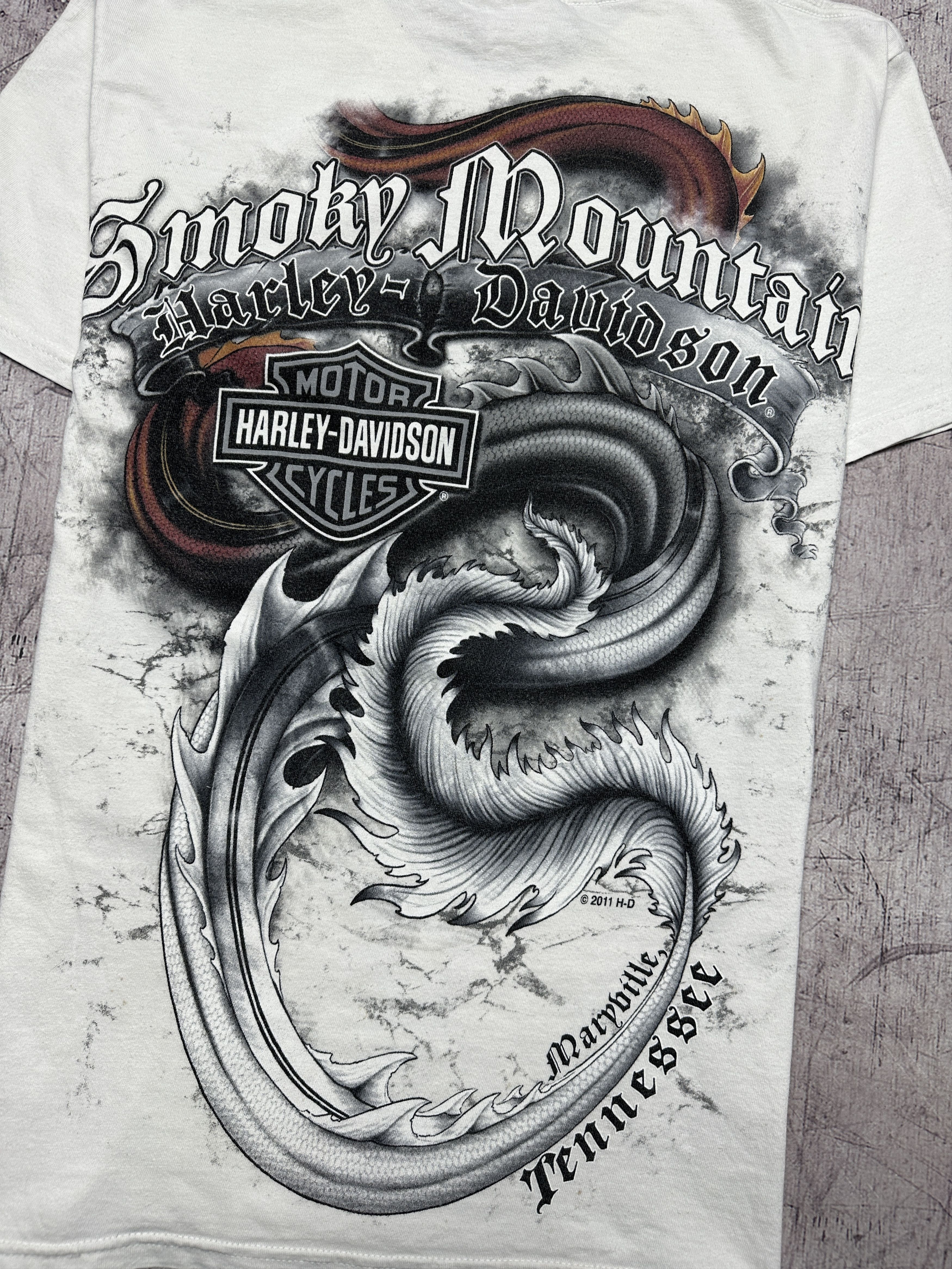 Harley Davidson Harley Davidson Smoky Mountain Vintage Mens T-Shirt Size US S / EU 44-46 / 1 - 8 Thumbnail