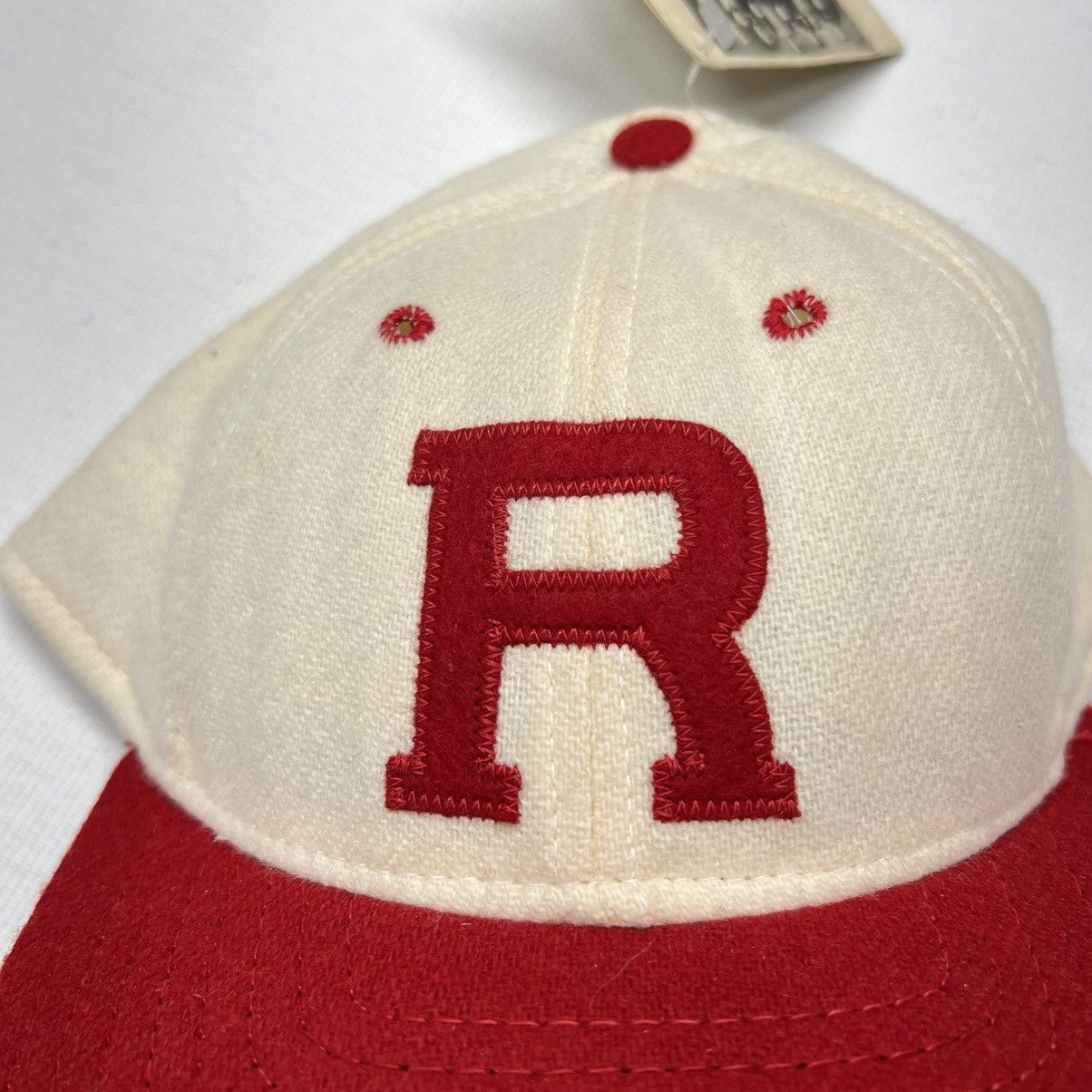 Vintage VTG Rutgers Hat 7 5/8 Red Legacy Merch Athletic Sport 90s Size ONE SIZE - 3 Thumbnail