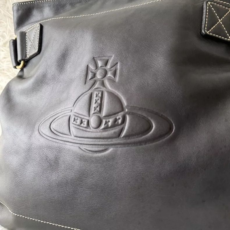 Vivienne Westwood Vivienne Westwood size os Black Saturn embossed motorcycle Size ONE SIZE - 3 Thumbnail