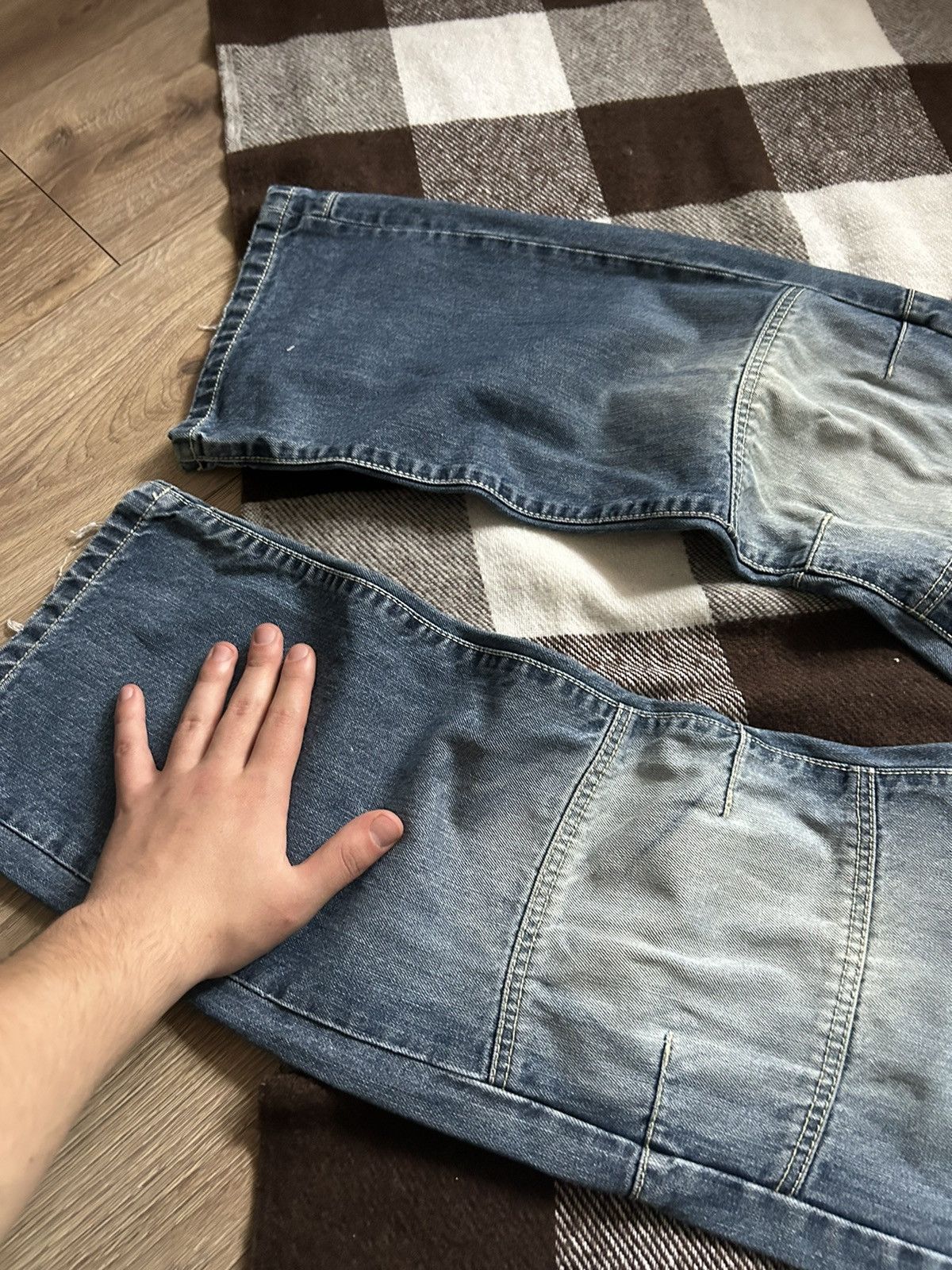 Vintage Vintage Mish Mash biker denim jeans elwood jeans mens Size US 32 / EU 48 - 5 Thumbnail