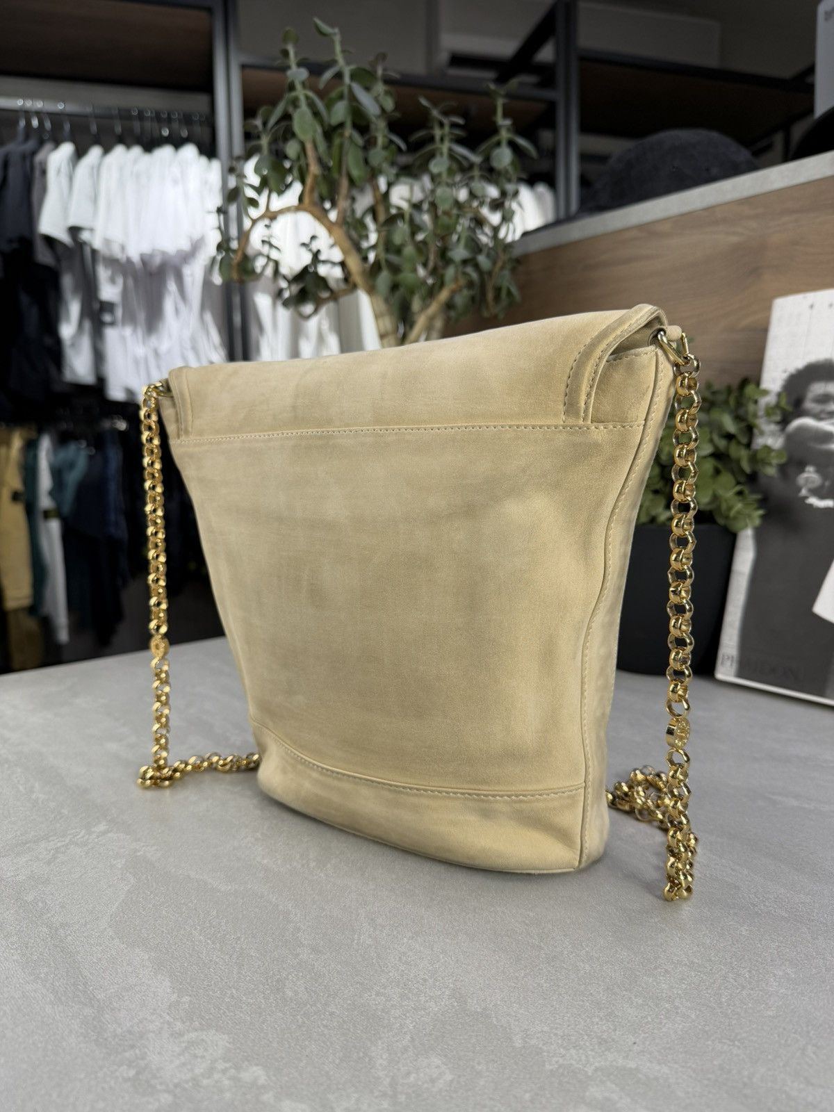 Tiffany & Co. TIFFANY & Co. Chain Shoulder Bag crossbody beigegold vintage Size ONE SIZE - 8 Thumbnail