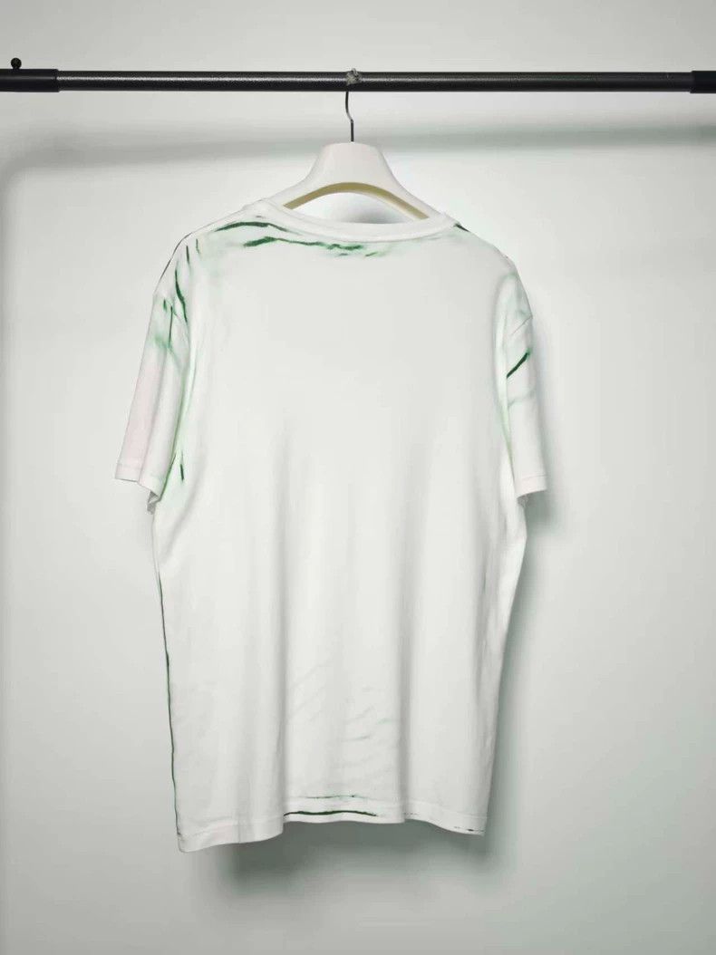 Loewe LOEWE White and green short-sleeved T-shirt Size US M / EU 48-50 / 2 - 2 Thumbnail