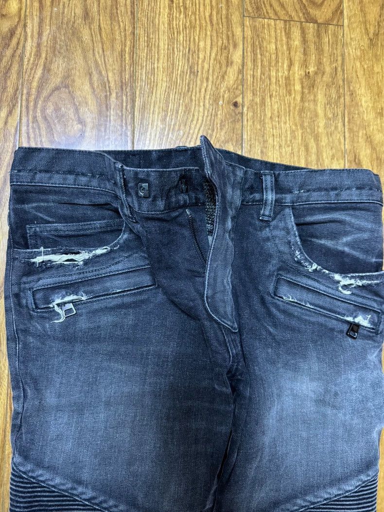Balmain Balmain Distressed Slim Fit Jeans-2508 Size US 31 - 3 Thumbnail
