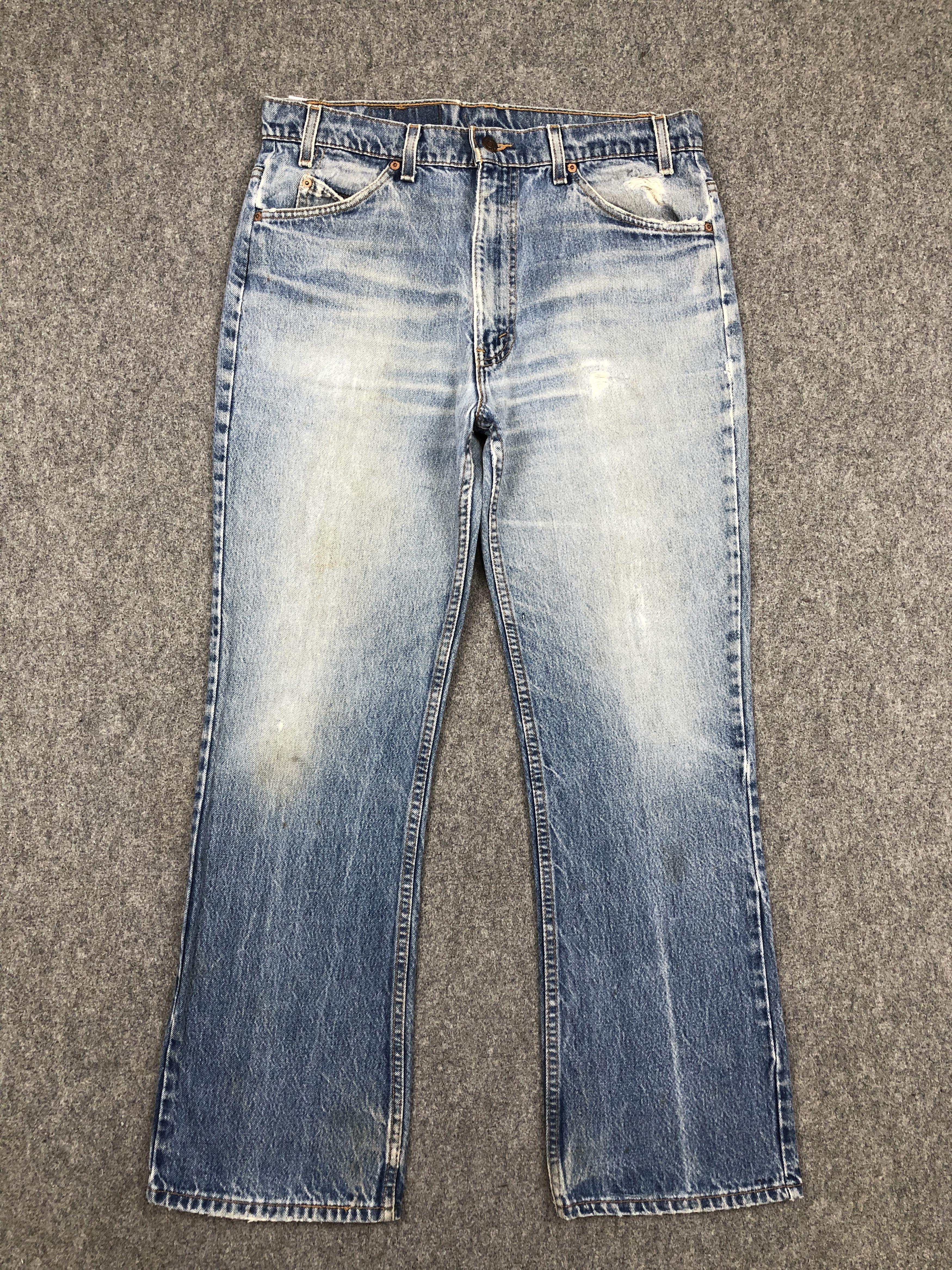 Levi's × Vintage Vintage 90s Levis 517 Orange Tab Flare Jeans DP2372 Size US 34 / EU 50 - 1 Thumbnail