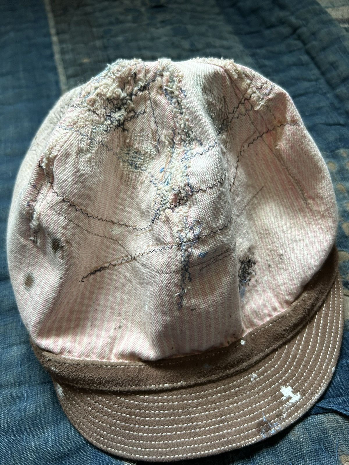 kapital kountry damaged patchwork cap