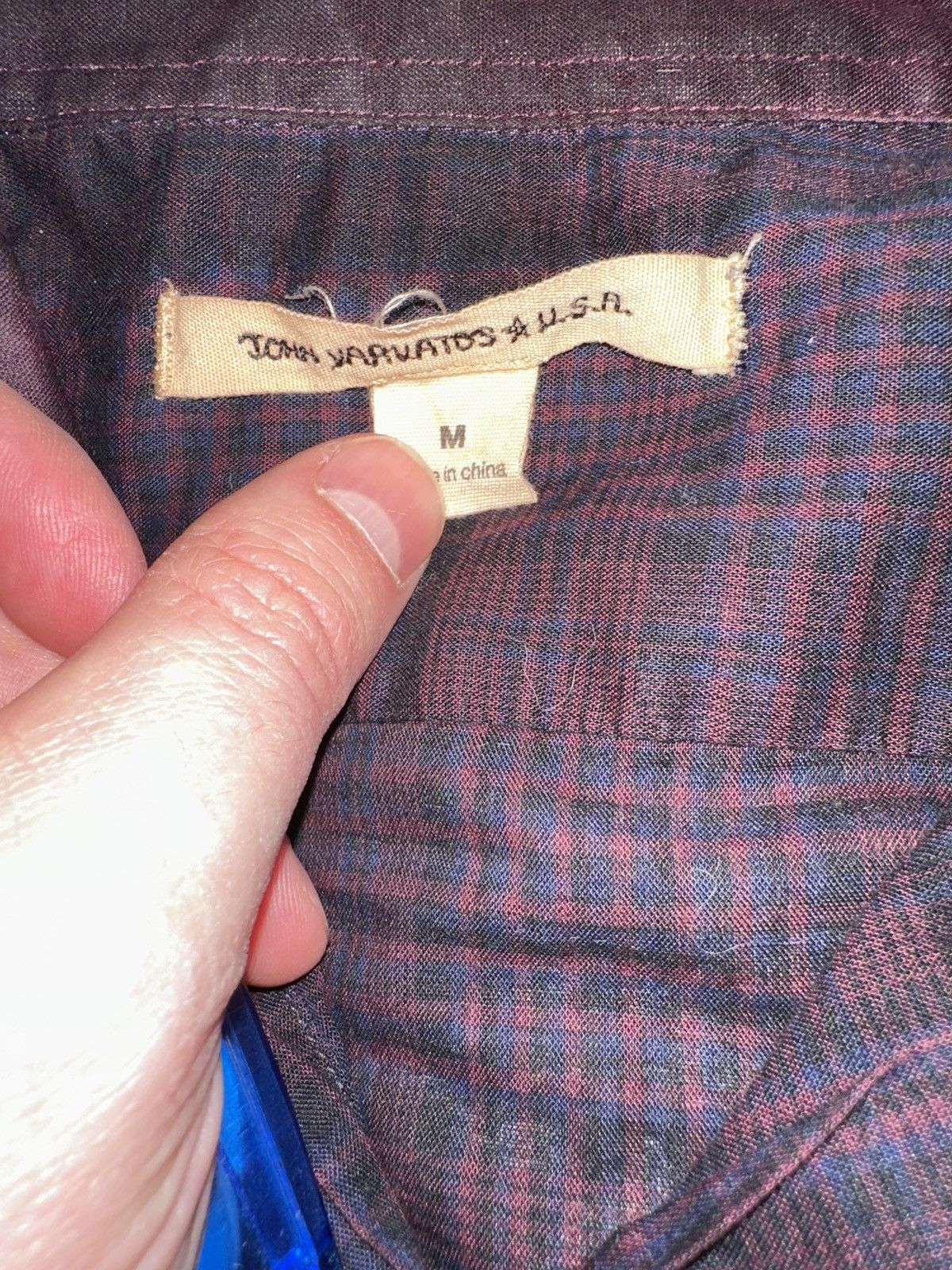 John Varvatos John Varvatos USA Button Up (w/ wire in collar and sleeves) Size US M / EU 48-50 / 2 - 8 Thumbnail