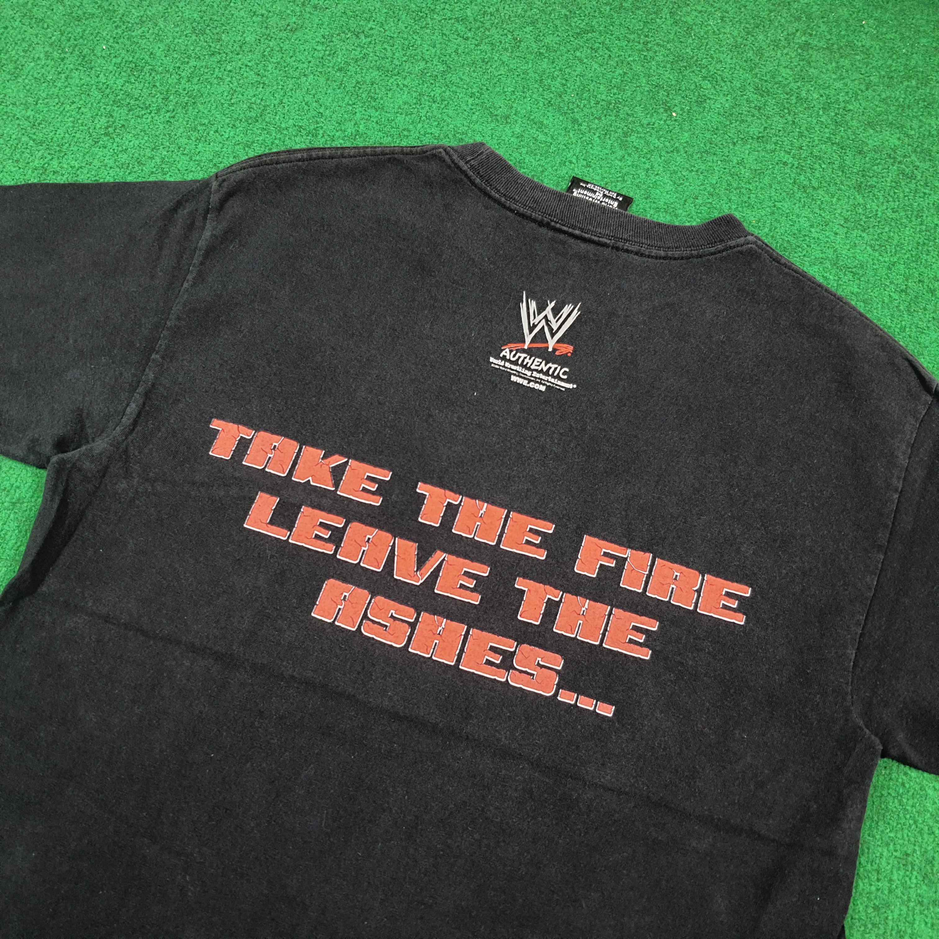WWE Vintage WWE Kane American Wrestler Tshirt C299N3 Size US M / EU 48-50 / 2 - 4 Thumbnail