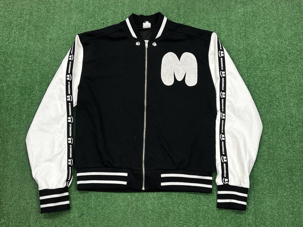 Streetwear Marshmello Varsity Jacket Grailed