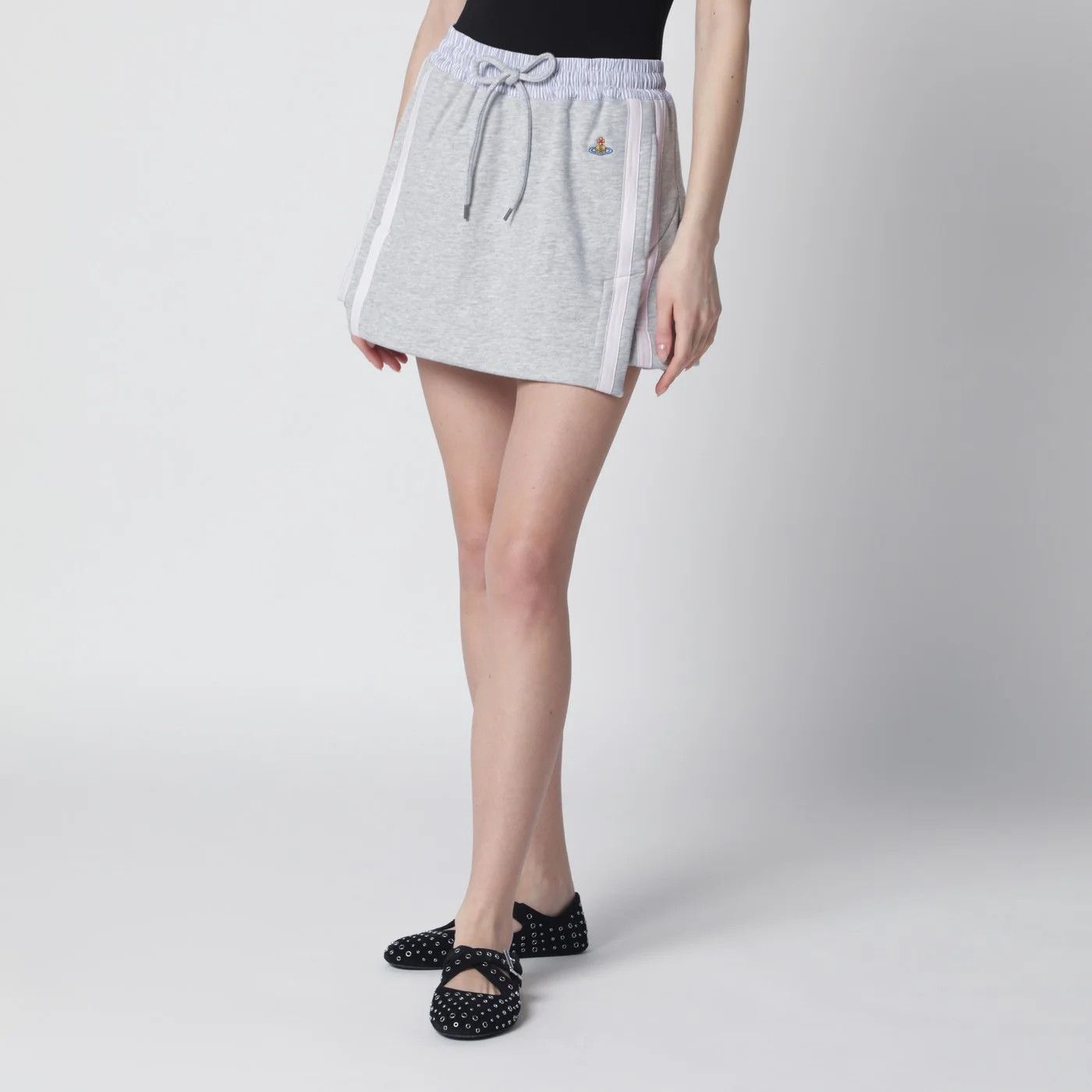 Vivienne Westwood o1d2blof0526 Mini Skirt With Logo in Gray Size 28" / US 6 / IT 42 - 3 Thumbnail