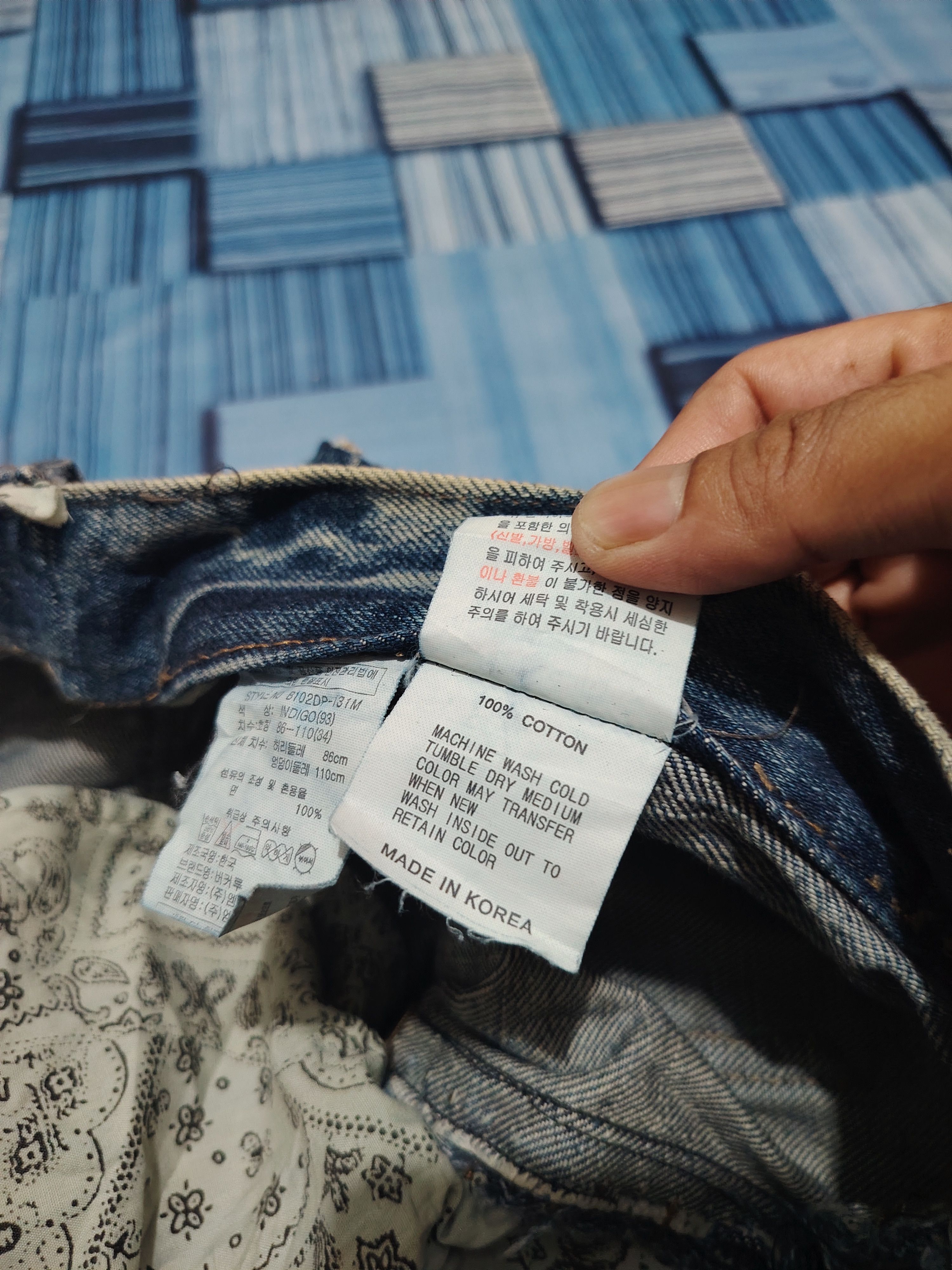Kapital Japanese Buckaroo Jeans Distressed Denim Size US 32 / EU 48 - 15 Thumbnail