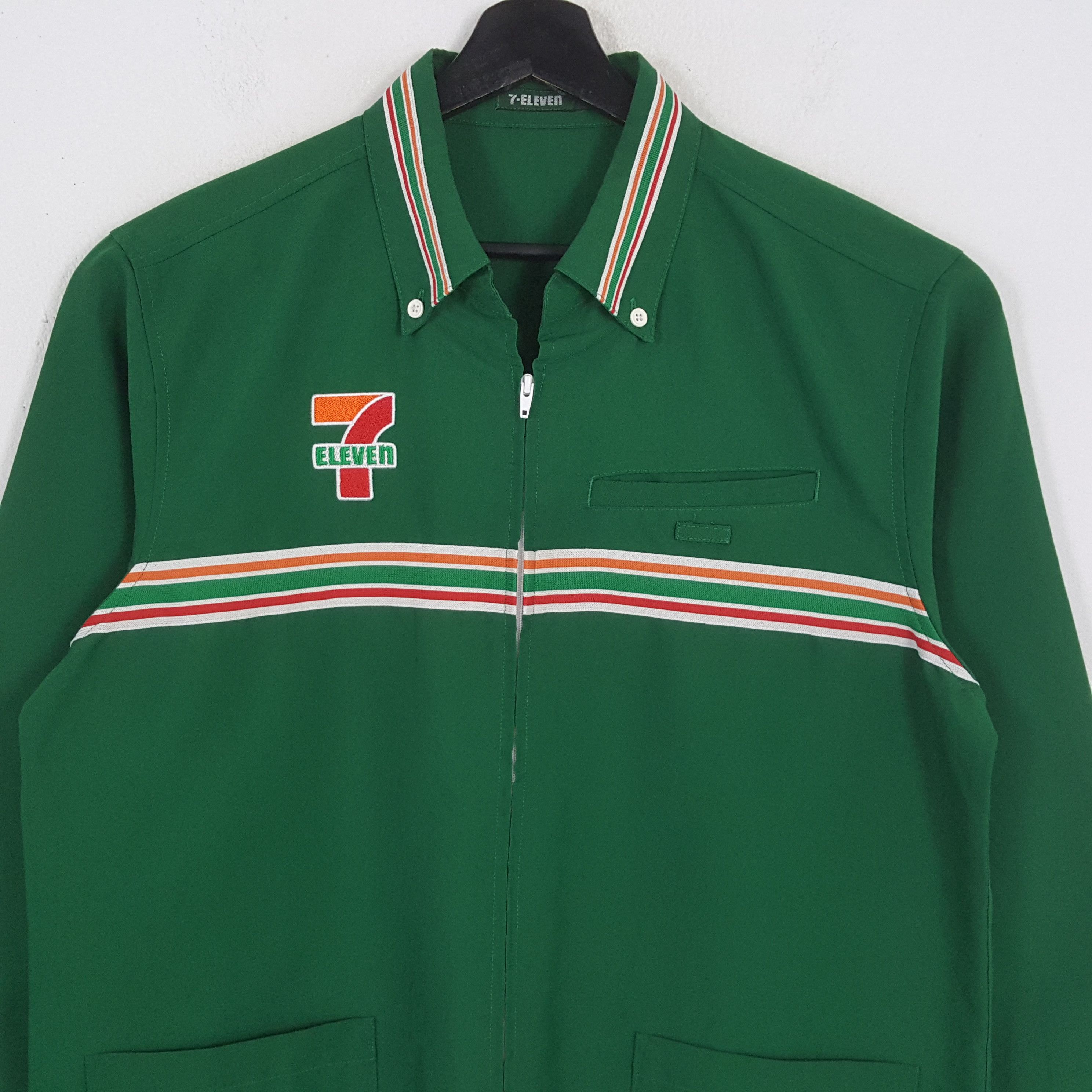 Japanese Brand × Vintage 7 ELEVEn Japanese Workers Uniform Jacket Size US M / EU 48-50 / 2 - 4 Thumbnail