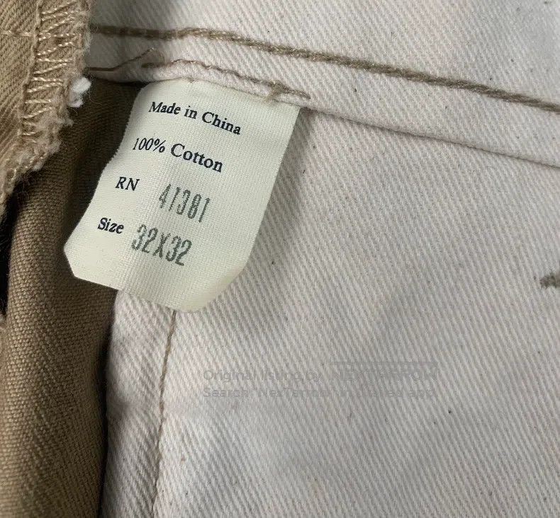 RRL Ralph Lauren RRL Ralph Lauren High Density Stiff Casual Dress Pants Size US 32 / EU 48 - 4 Thumbnail