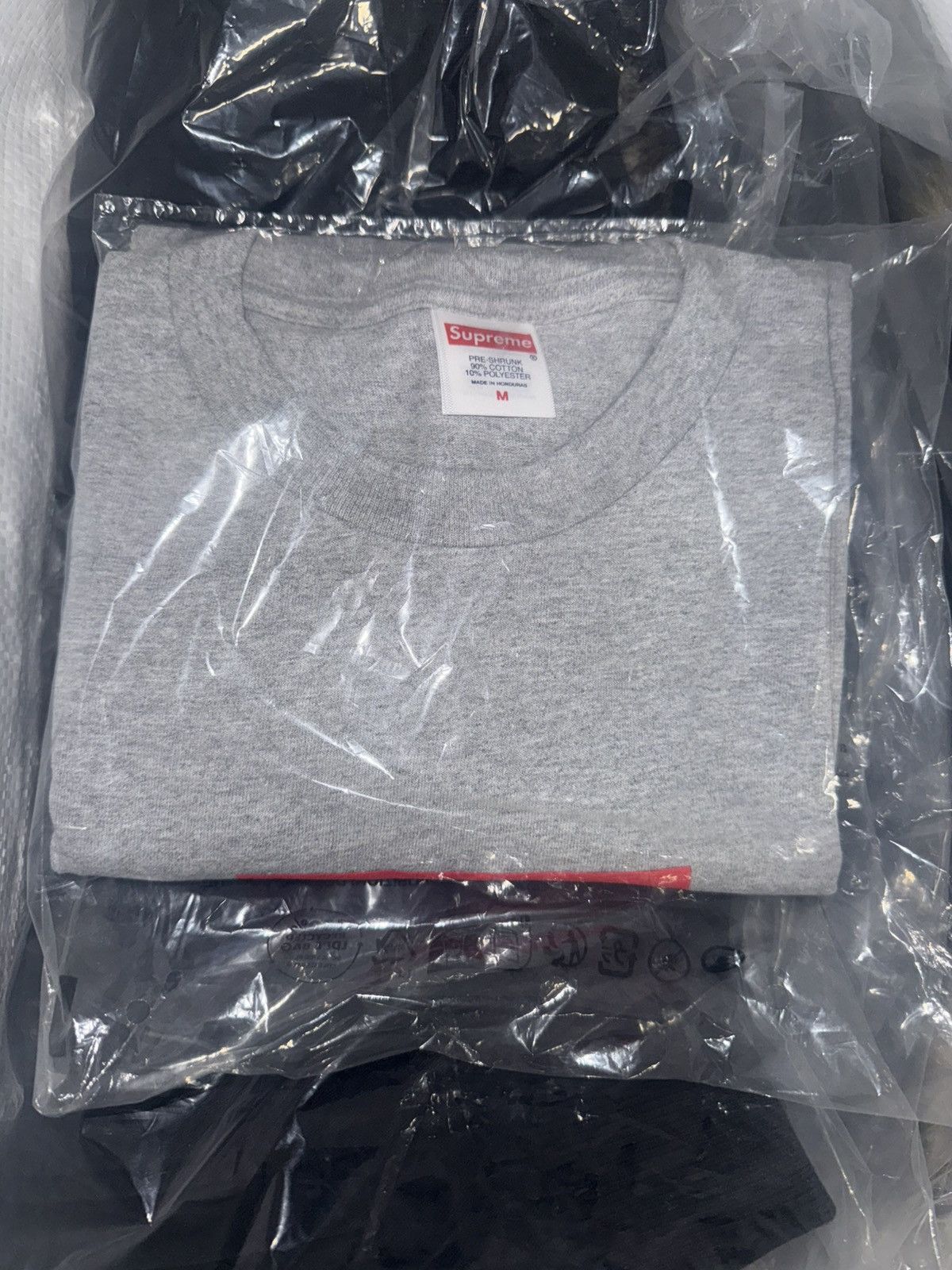 Supreme Supreme Arabic Box Logo T-Shirt Grey Size Medium Size US M / EU 48-50 / 2 - 2 Thumbnail