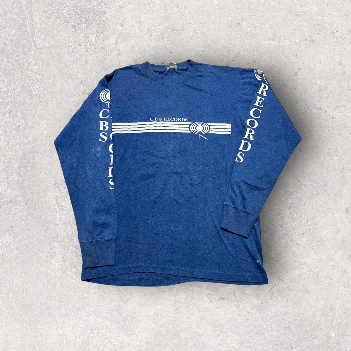 Vintage Vintage CBS Records long sleeve tee Size US M / EU 48-50 / 2 - 1 Thumbnail