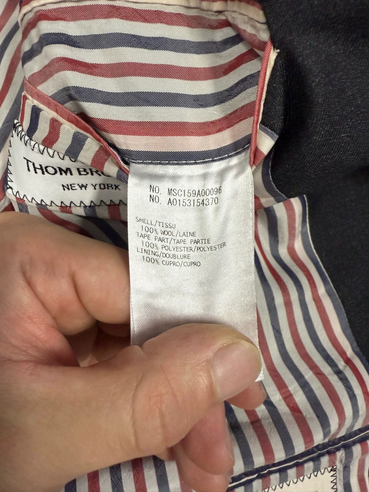 Thom Browne Thom Browne Men's Classic Charcoal Gray Slim Fit Suit Size US S / EU 44-46 / 1 - 5 Thumbnail
