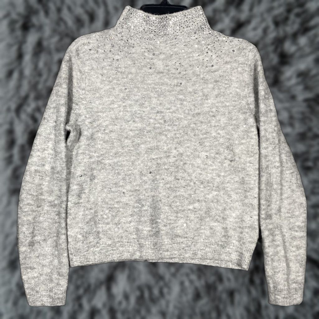 Juicy Couture Juicy Couture Pink label Acrylic Knit Mock Neck Sweater Size M Size M / US 6-8 / IT 42-44 - 1 Thumbnail