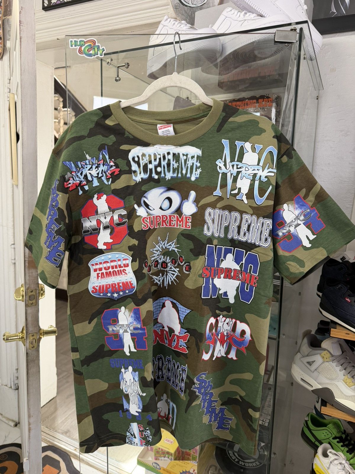 Supreme Supreme SS26 Logos Camo Tee Size US M / EU 48-50 / 2 - 1 Thumbnail