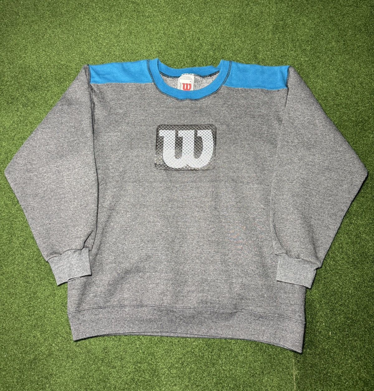 Vintage × Wilson Vintage 90s Wilson Athletic Retro Crewneck Sweatshirt Size US M / EU 48-50 / 2 - 1 Thumbnail