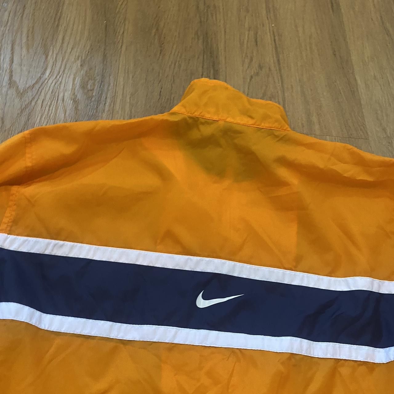 Nike 90s Vintage Orange Nike Windbreaker Jacket Rain Size US XS / EU 42 / 0 - 7 Thumbnail