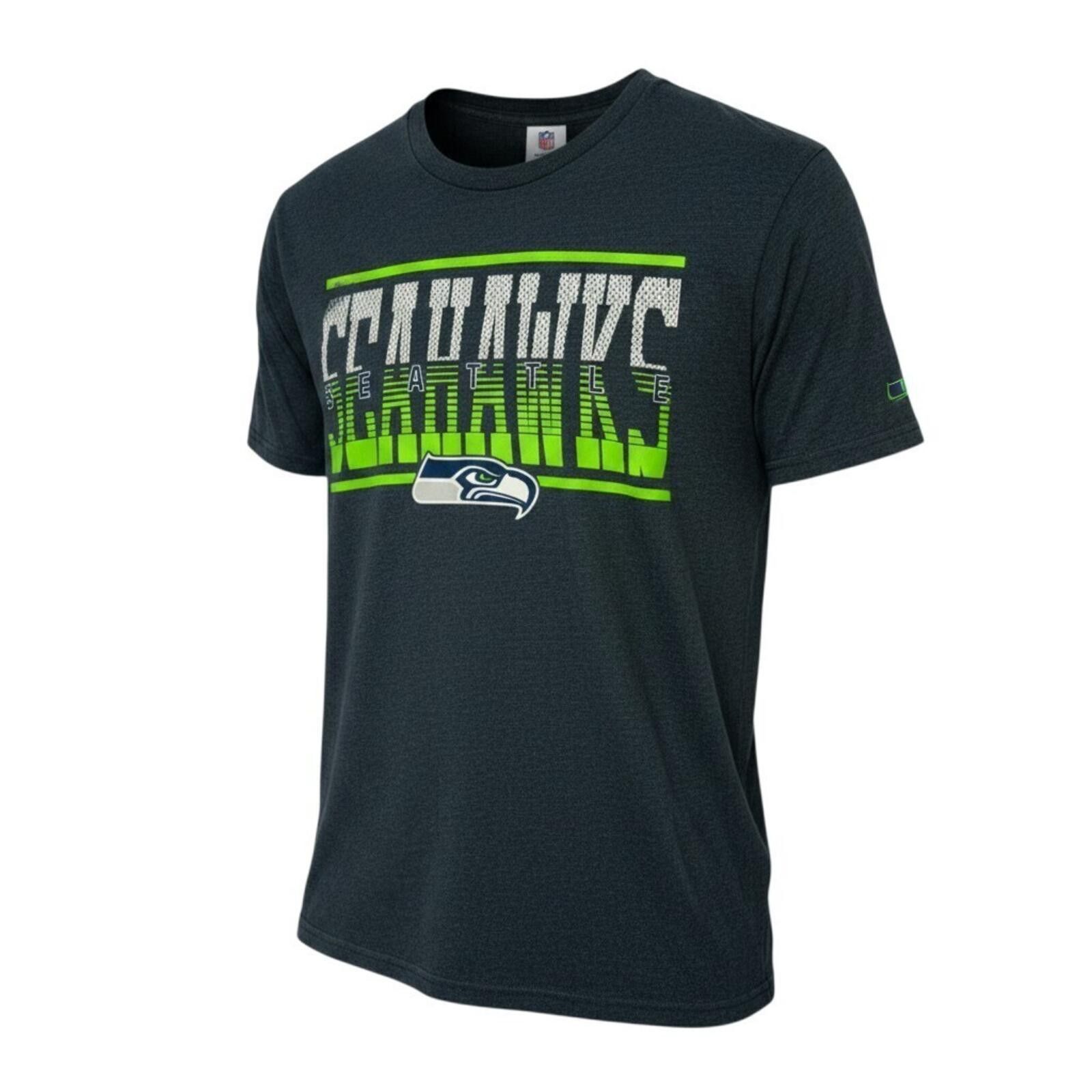NHL NFL Seahawks T-Shirt Men's UK Size L Grey Graphic Print Size US L / EU 52-54 / 3 - 1 Thumbnail