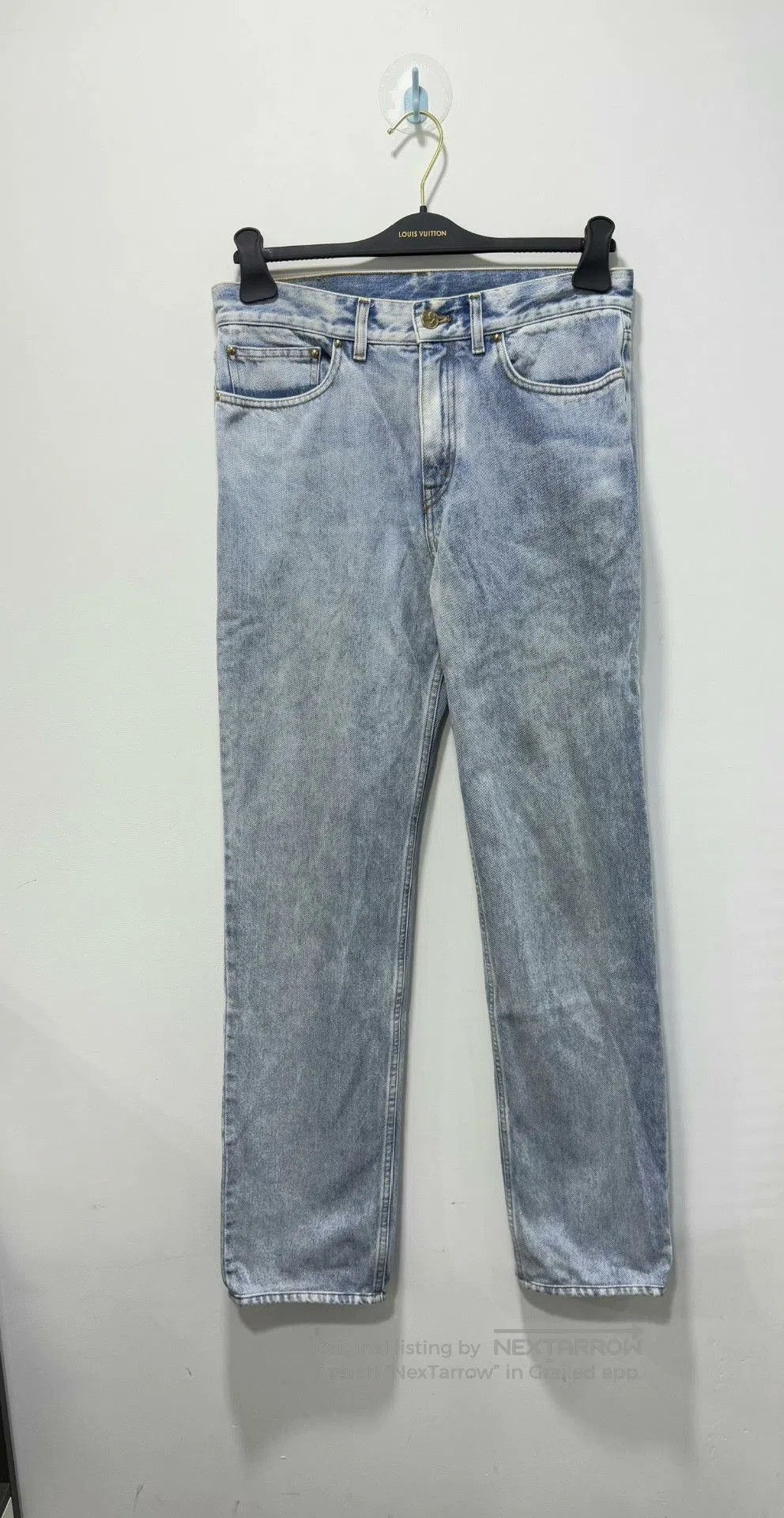 Louis Vuitton Louis Vuitton Washed Distressed Jeans 30. Size US 30 / EU 46 - 1 Thumbnail