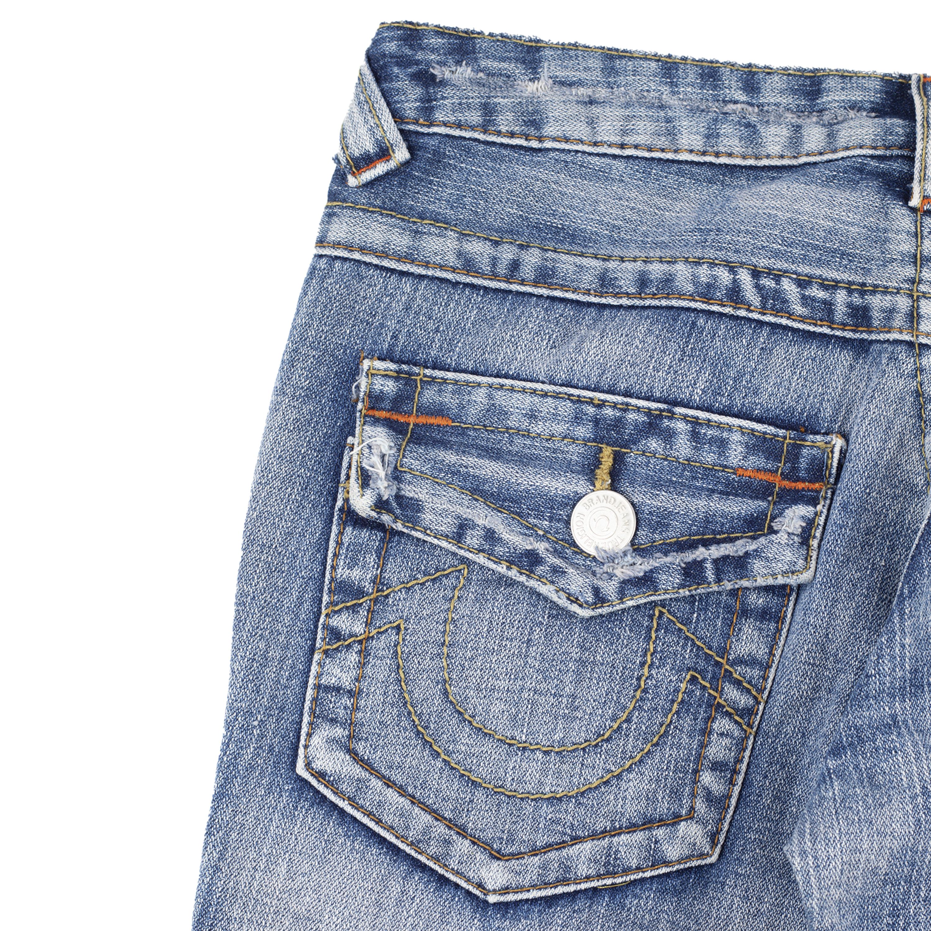 True Religion True Religion Vintage Patch Joey Bootcut Jeans (S) Size 27" / US 4 / IT 40 - 3 Thumbnail