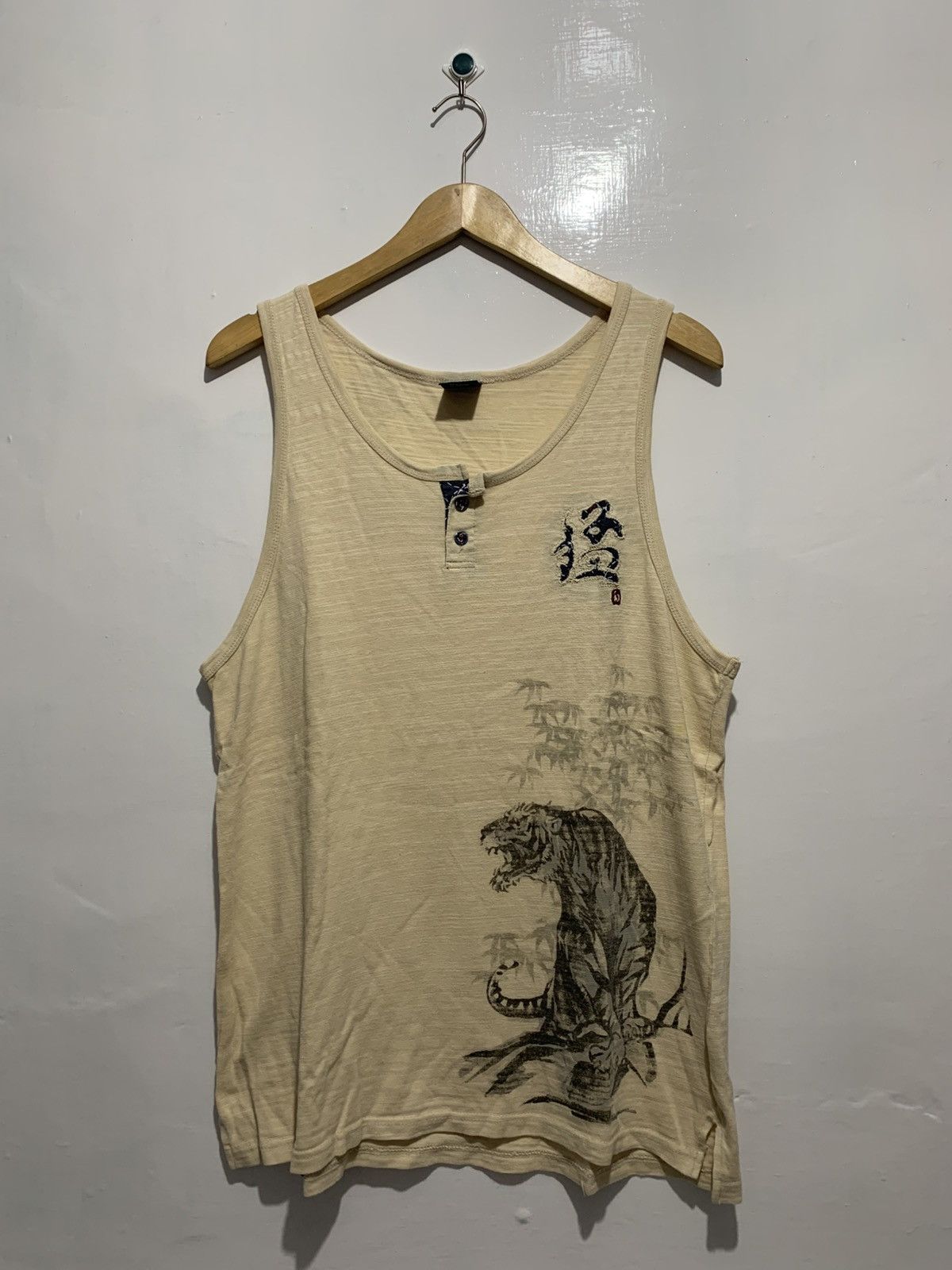 Karakuri Tamashii BULLET NOISE Japanese Sukajan Gothic Tiger Sleeveless Size US L / EU 52-54 / 3 - 2 Thumbnail
