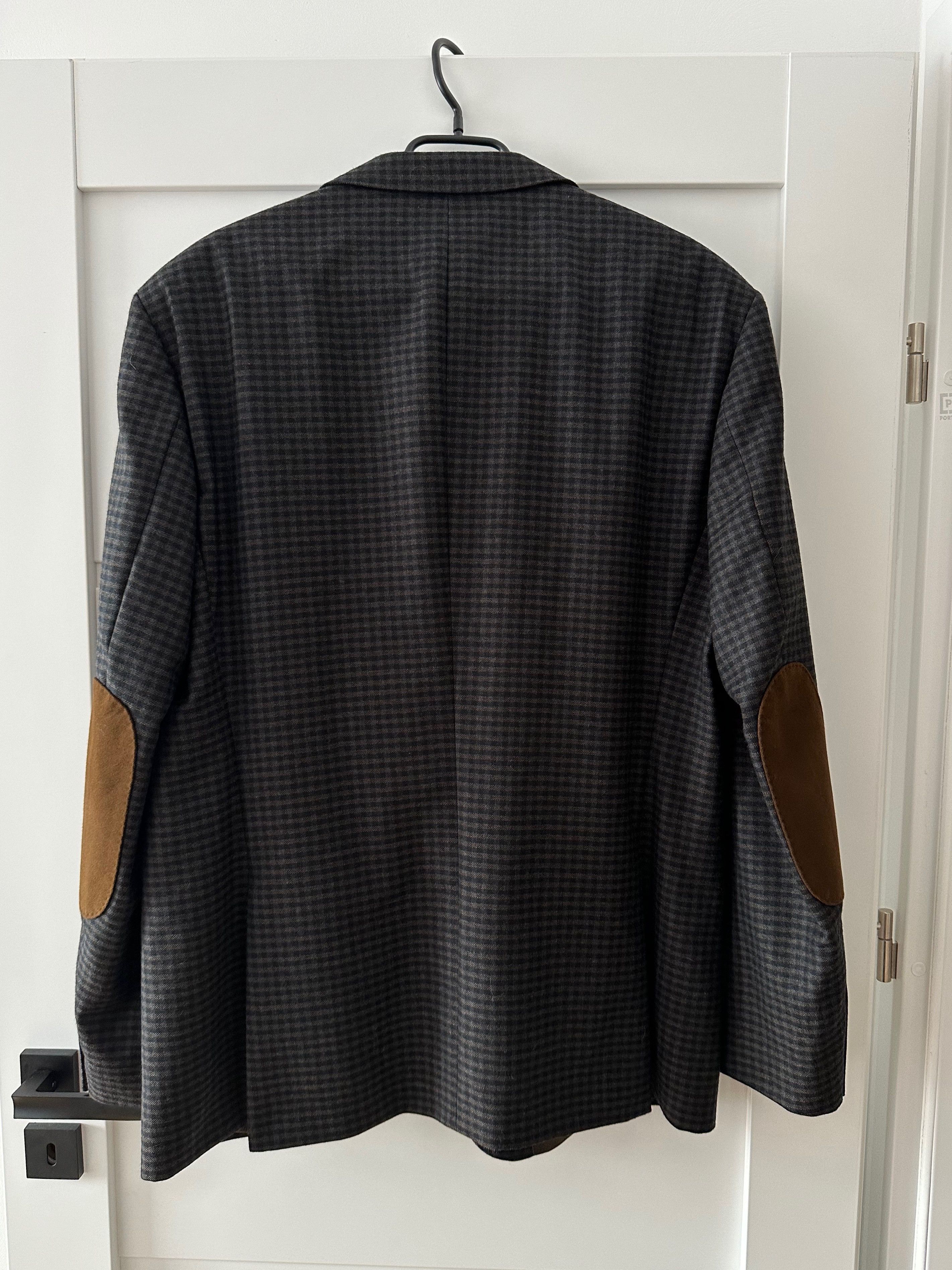 Hugo Boss Hugo Boss The Smith 5 check WOOL blazer Elbow patches Size 44R - 3 Thumbnail