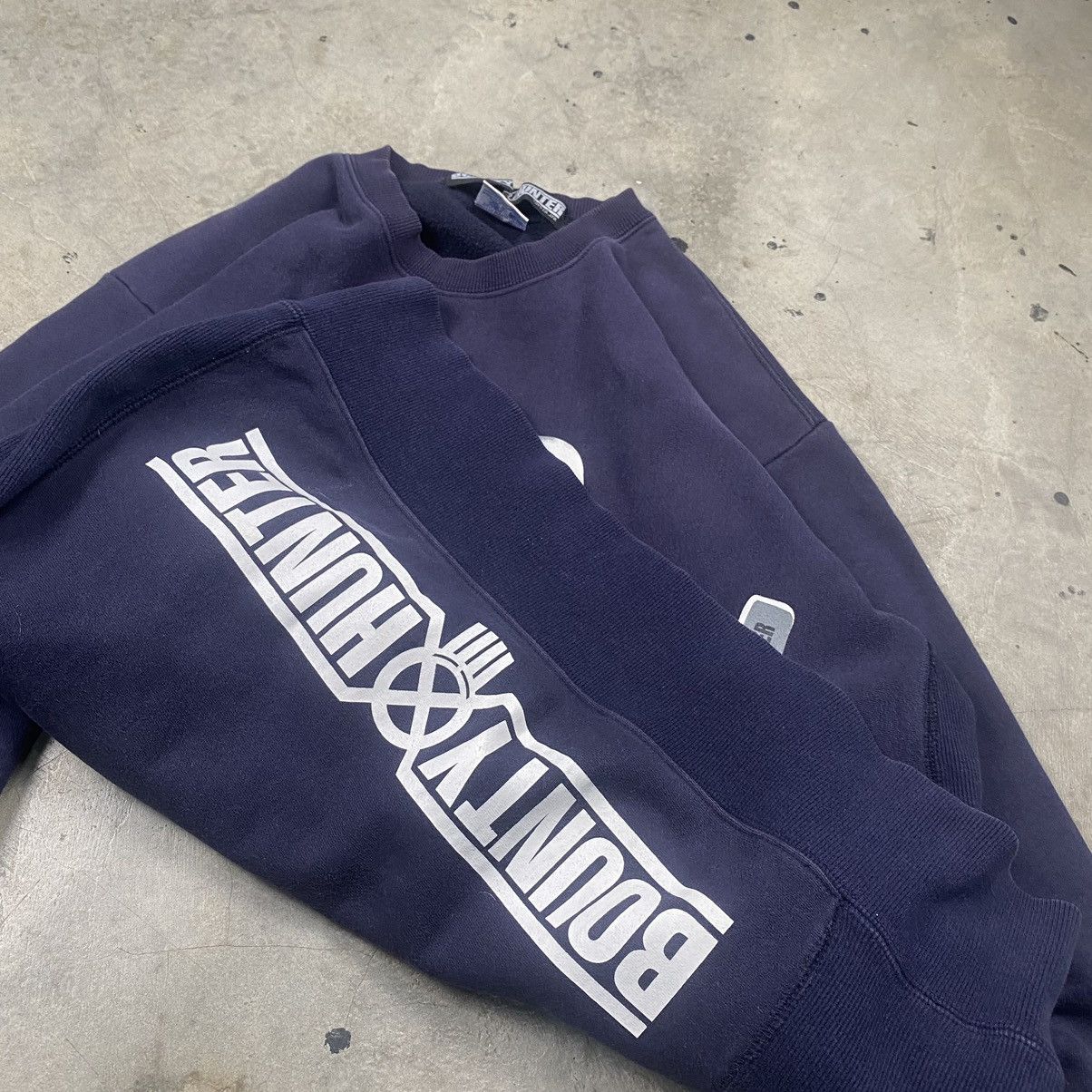 Bounty Hunter × Japanese Brand × Vintage 90s Bounty Hunter Reverse Weave Crewneck Size US L / EU 52-54 / 3 - 6 Thumbnail