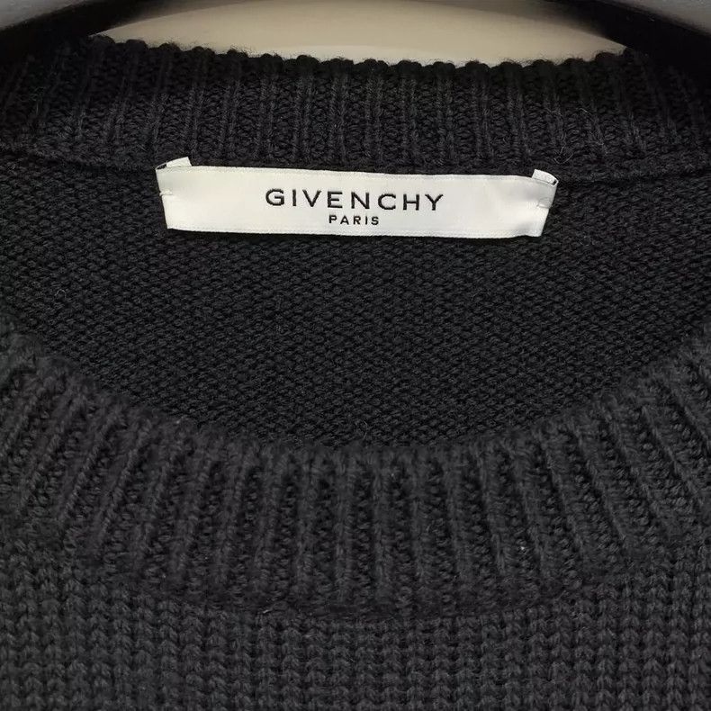 Givenchy Givenchy Color Block Letter Logo Knit Sweater 2505-Nextarro Size US M / EU 48-50 / 2 - 3 Thumbnail
