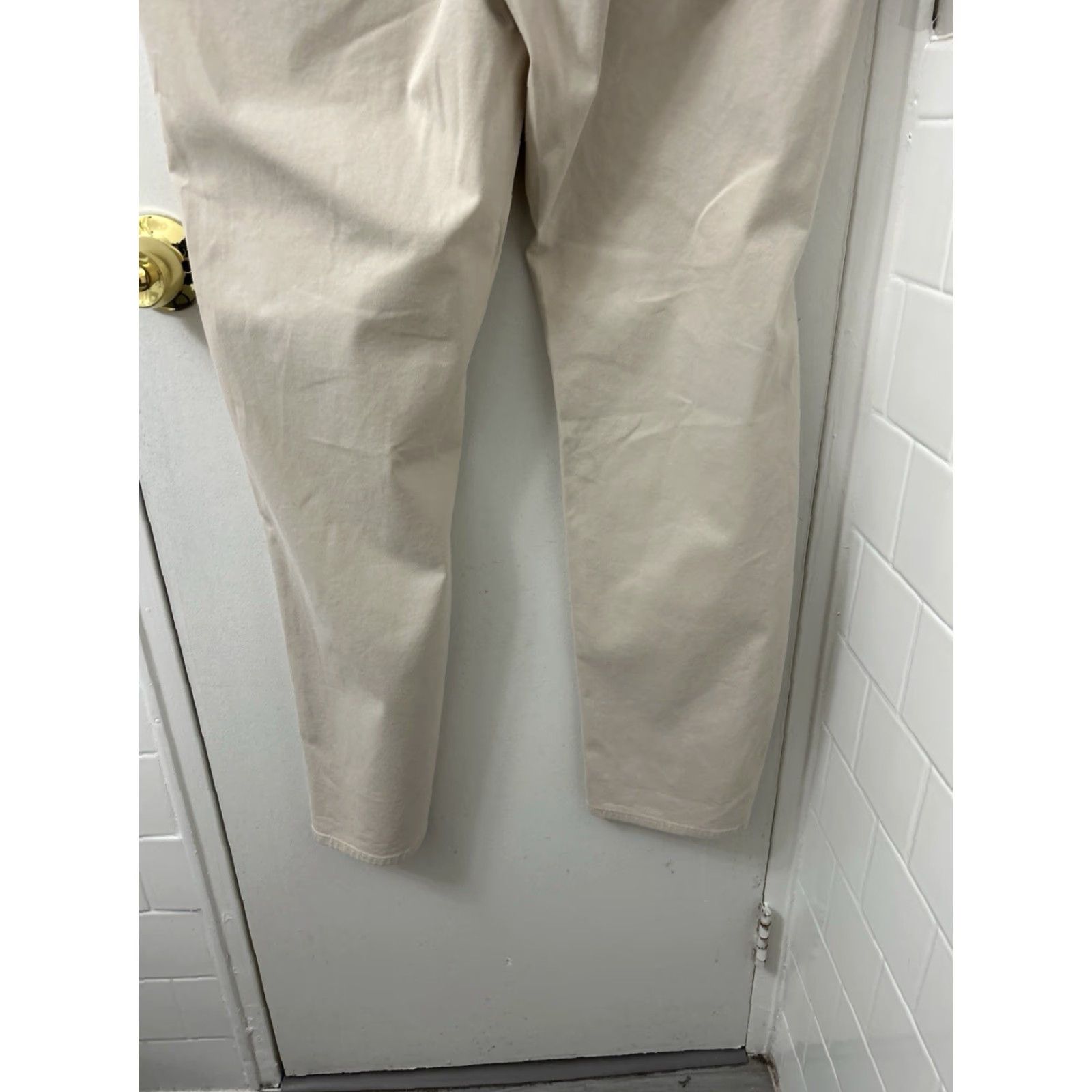 Banana Republic VINTAGE None Banana Republic Traveler Pants Mens 38x32 Beige Slim Fit Modal Blend NWT Size US 38 / EU 54 - 3 Thumbnail