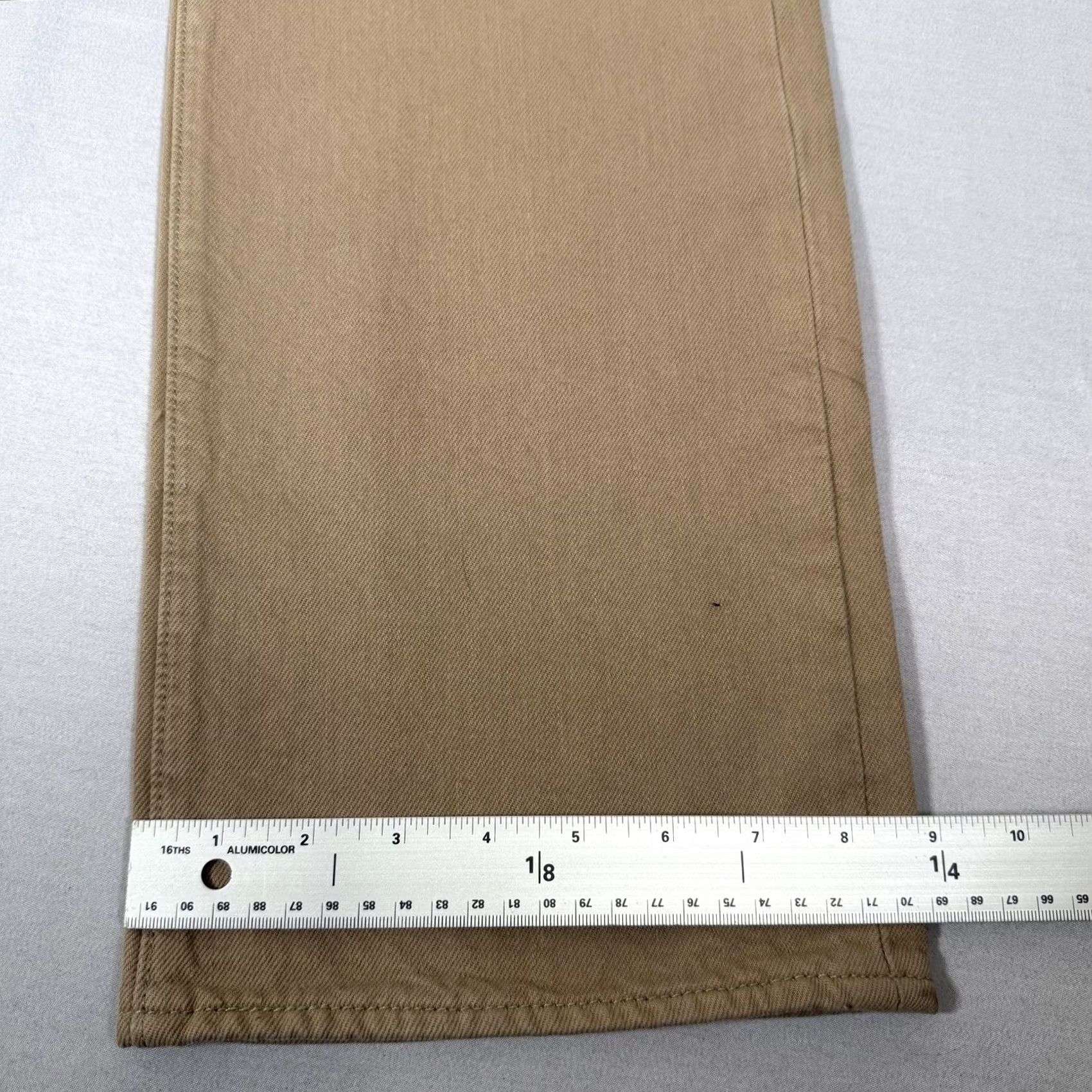 Levi's Levi's 501 Jeans Mens Beige 38x34 Denim Straight Leg Button Fly 5-Pocket Regular Fit Size US 38 / EU 54 - 7 Thumbnail