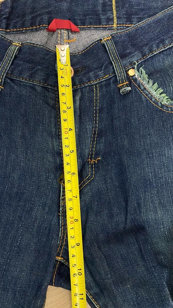 Edwin × Japanese Brand Edwin Blue Denim Jeans Rugged Printed Design Size US 34 / EU 50 - 7 Thumbnail