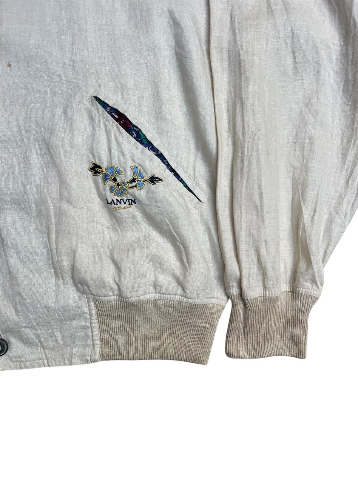Lanvin Vintage Lanvin Jacket Embroidered Logo & Pattern Pockets Size US M / EU 48-50 / 2 - 4 Thumbnail