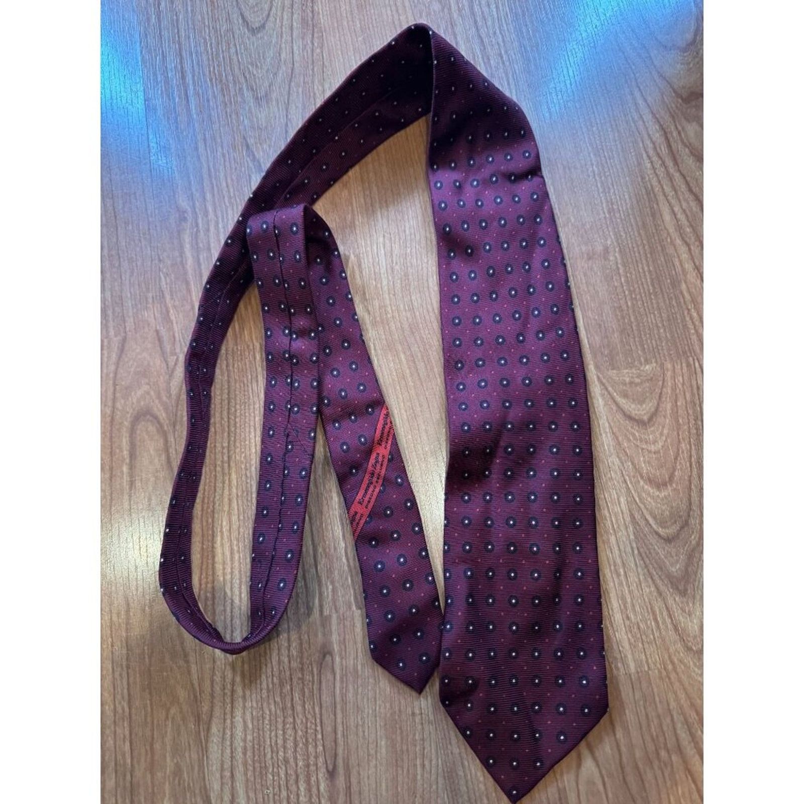 Ermenegildo Zegna Italy Ermenegildo Zegna disegno esclusivo Bullseye Tie Size ONE SIZE - 3 Thumbnail