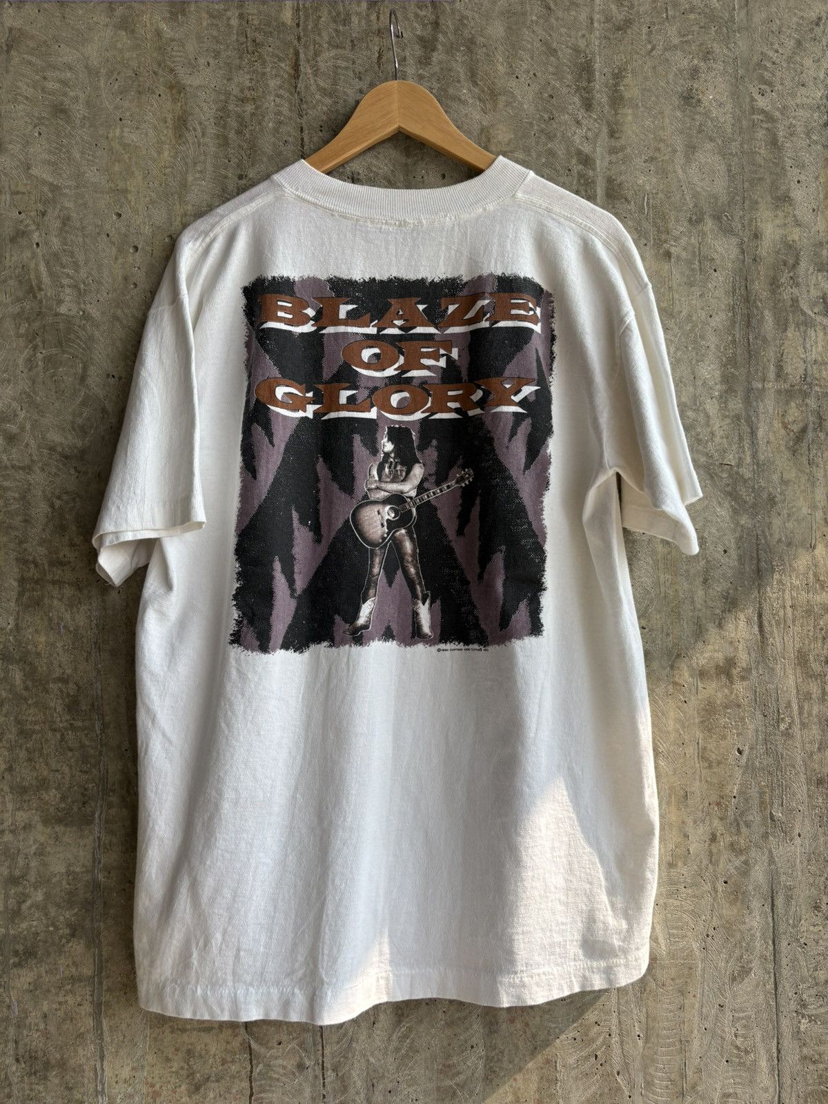 Vintage Bon Jovi Blaze of Glory 1990 Size US XL / EU 56 / 4 - 2 Thumbnail