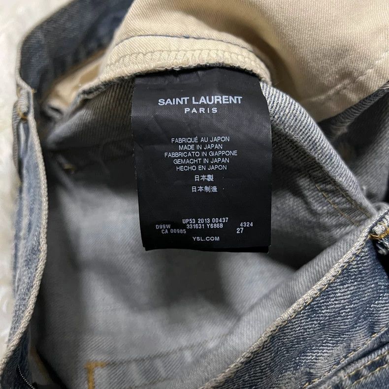 Saint Laurent Paris Saint Laurent Paris 13aw Damaged Jeans-2506 Size US 27 - 4 Thumbnail
