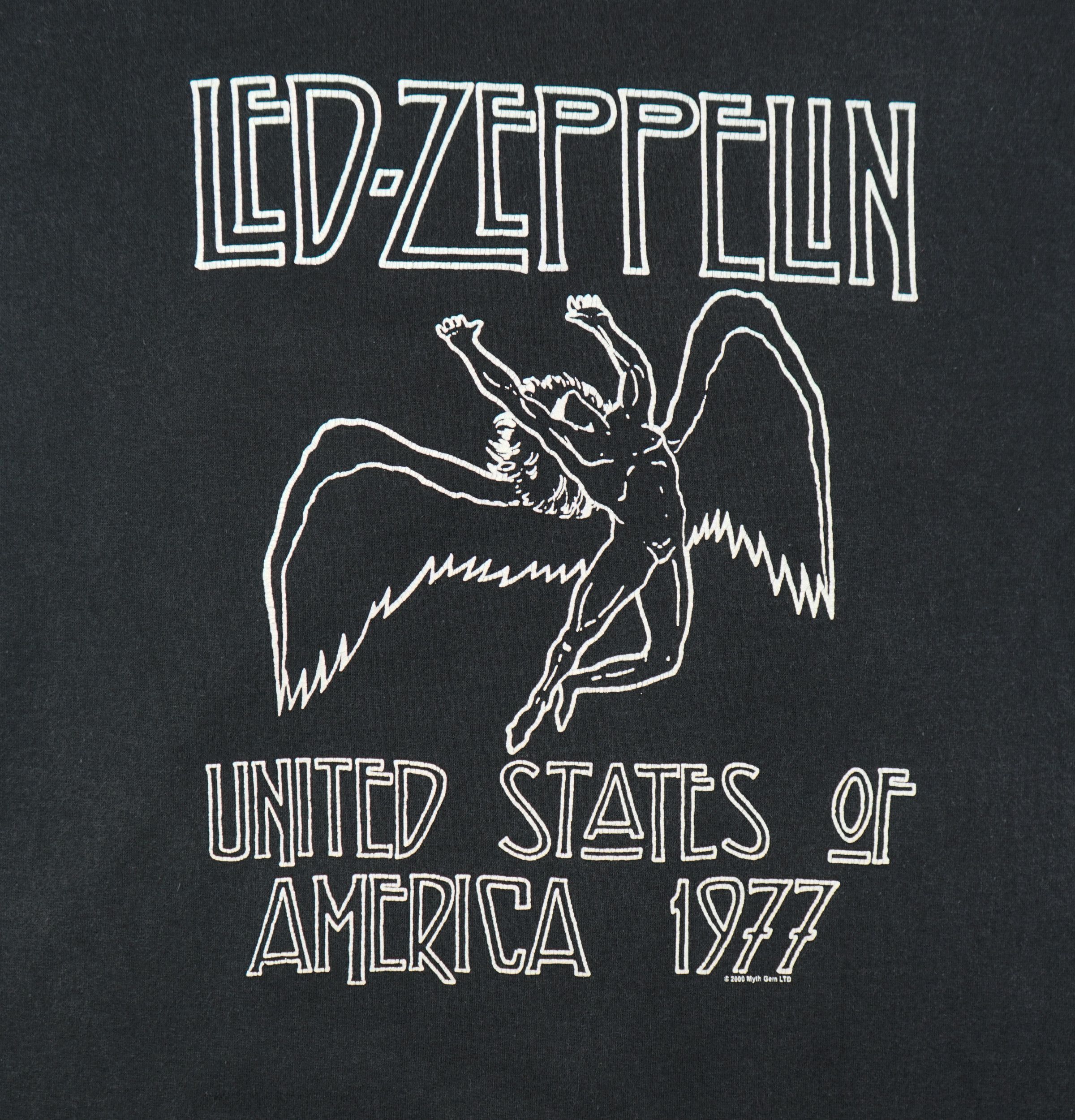 Vintage Vintage Led Zeppelin United States of America 1977 T Shirt ...