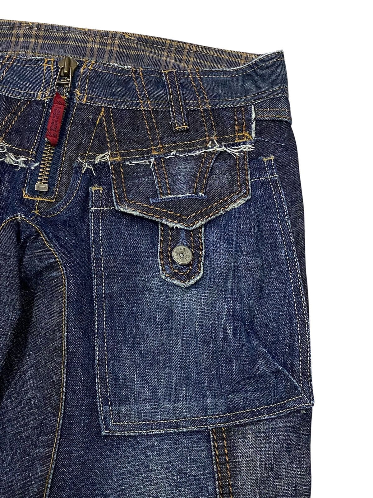 Marithe + Francois Girbaud Marithe Francois Girbaud Spiral Cut Denim Pants Size 28" / US 6 / IT 42 - 9 Thumbnail