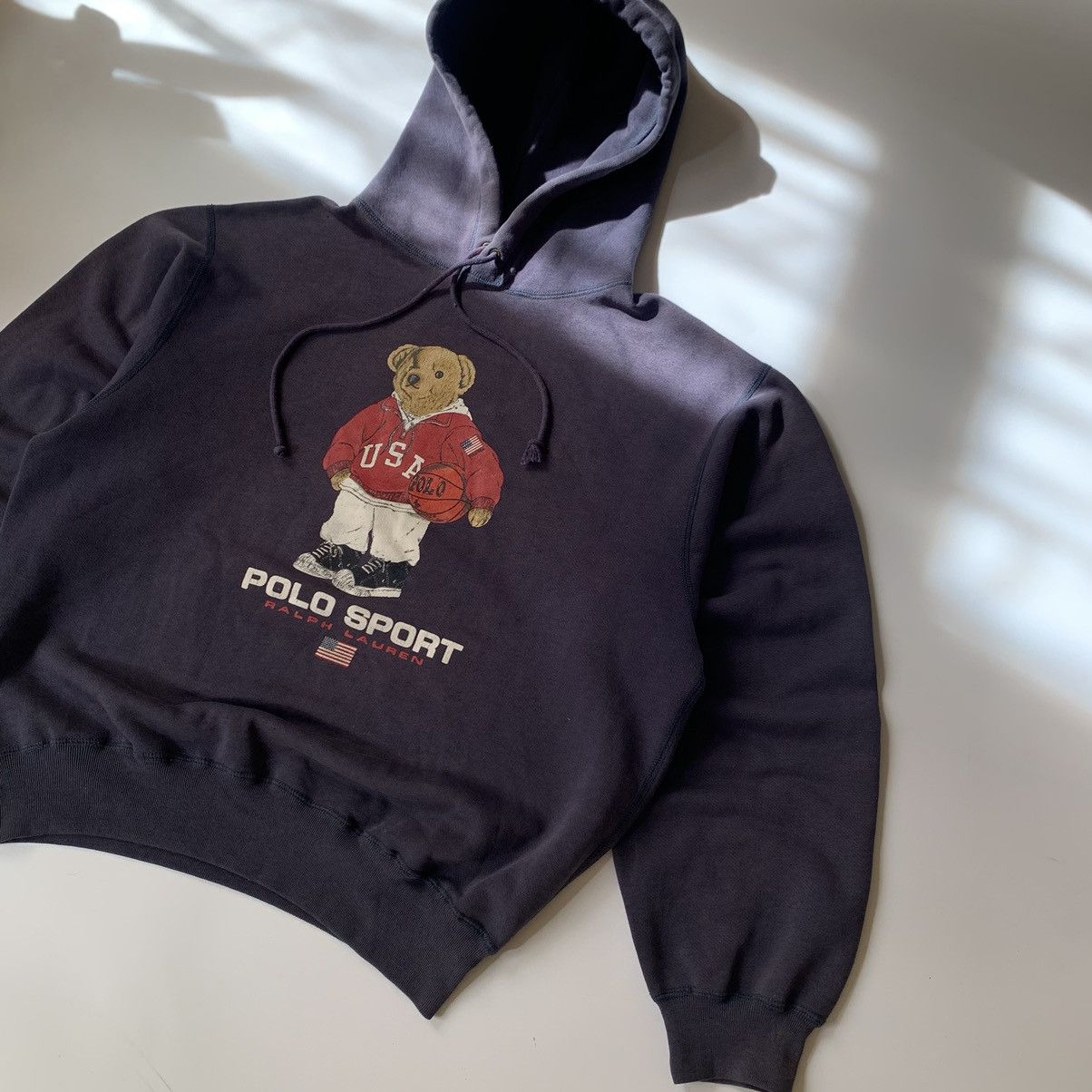 VINTAGE POLO BEAR USA BY POLO SPORT RALPH LAUREN HOODIE