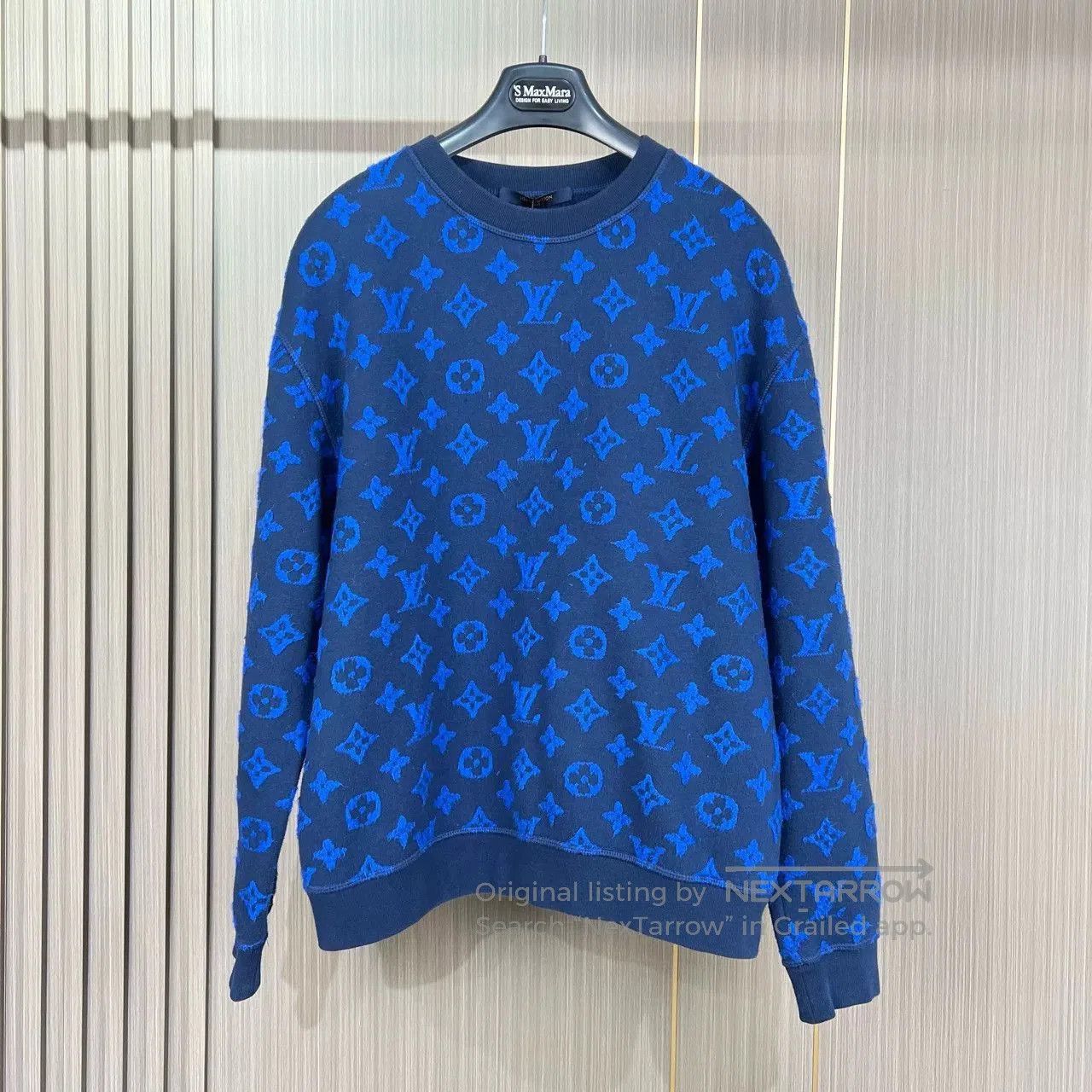 Louis Vuitton louis vuitton blue monogram sweatshirt for men. Size US S / EU 44-46 / 1 - 1 Thumbnail