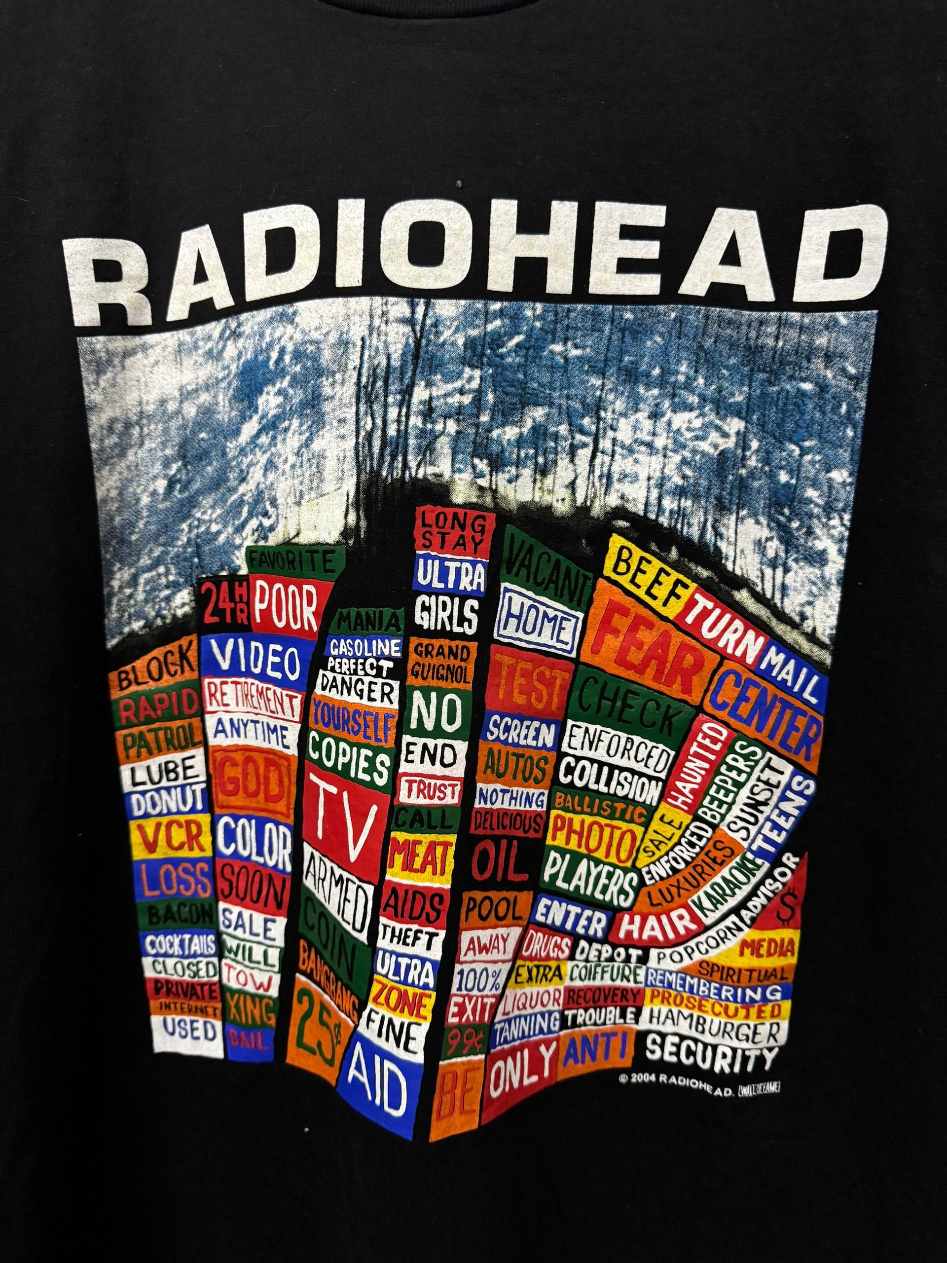 Band Tees 🔥🔥🔥Vintage Radiohead bootleg 2004 band tshirt Size US S / EU 44-46 / 1 - 2 Thumbnail