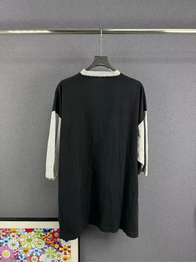 Balenciaga Balenciaga Patchwork Double Ring Short Sleeve Size US M / EU 48-50 / 2 - 3 Thumbnail