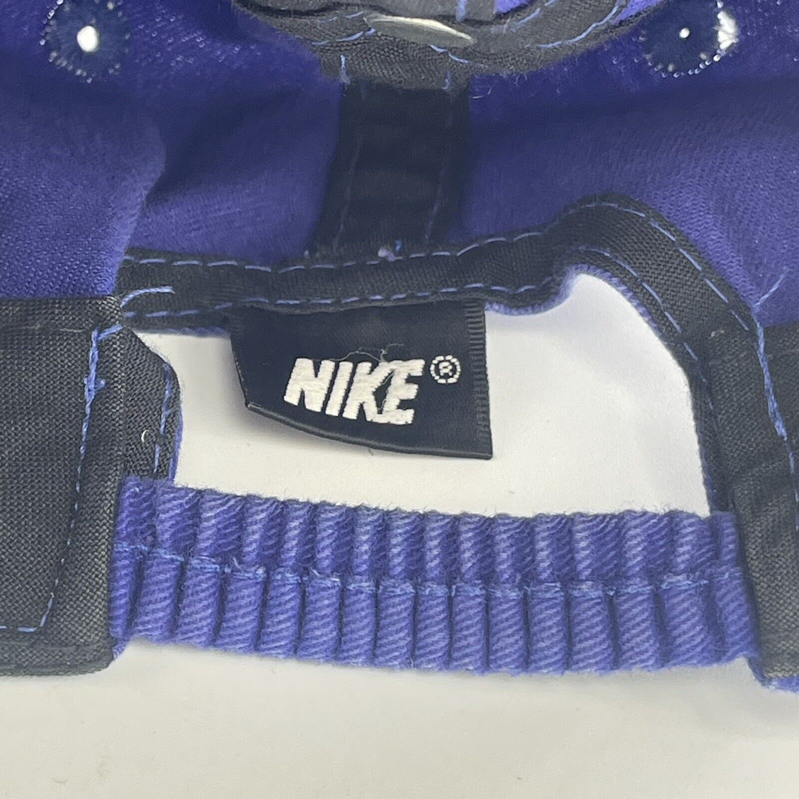 Nike Vintage 1980s Nike Blue Cap 1 Size Hat Swoosh Strap Size ONE SIZE - 6 Thumbnail